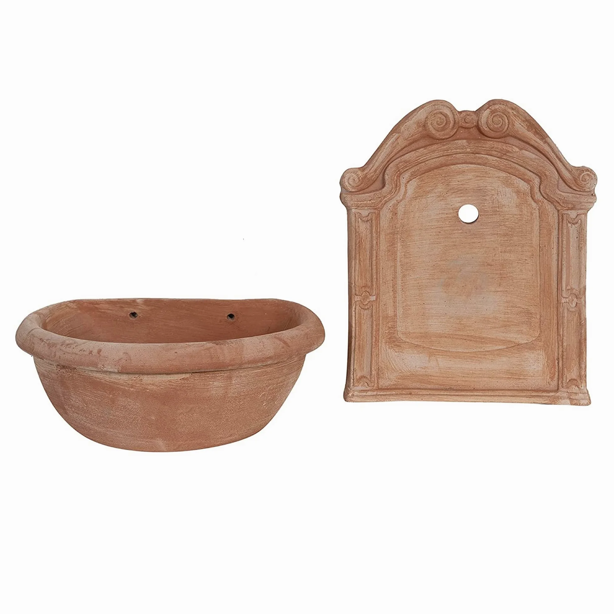 Biscottini Fuente jardin exterior de terracota L45XPR64XH36 - Fuente de agua fria - Decoracion hogar - Decoracion jardin - Figuras decorativas - Figuras jardin exterior - Fuente - Fuente agua