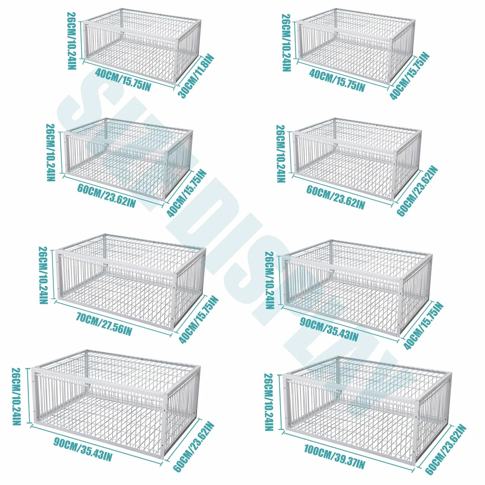 Trampa Para Pájaros Con Entrada Unidireccional Jaula Trampa Para Palomas Fácil De Montar Con Diseño A Prueba De Fugas Portátil 4 Importada Recolección Automática De Palomas Adecuada(90x40x26CM)