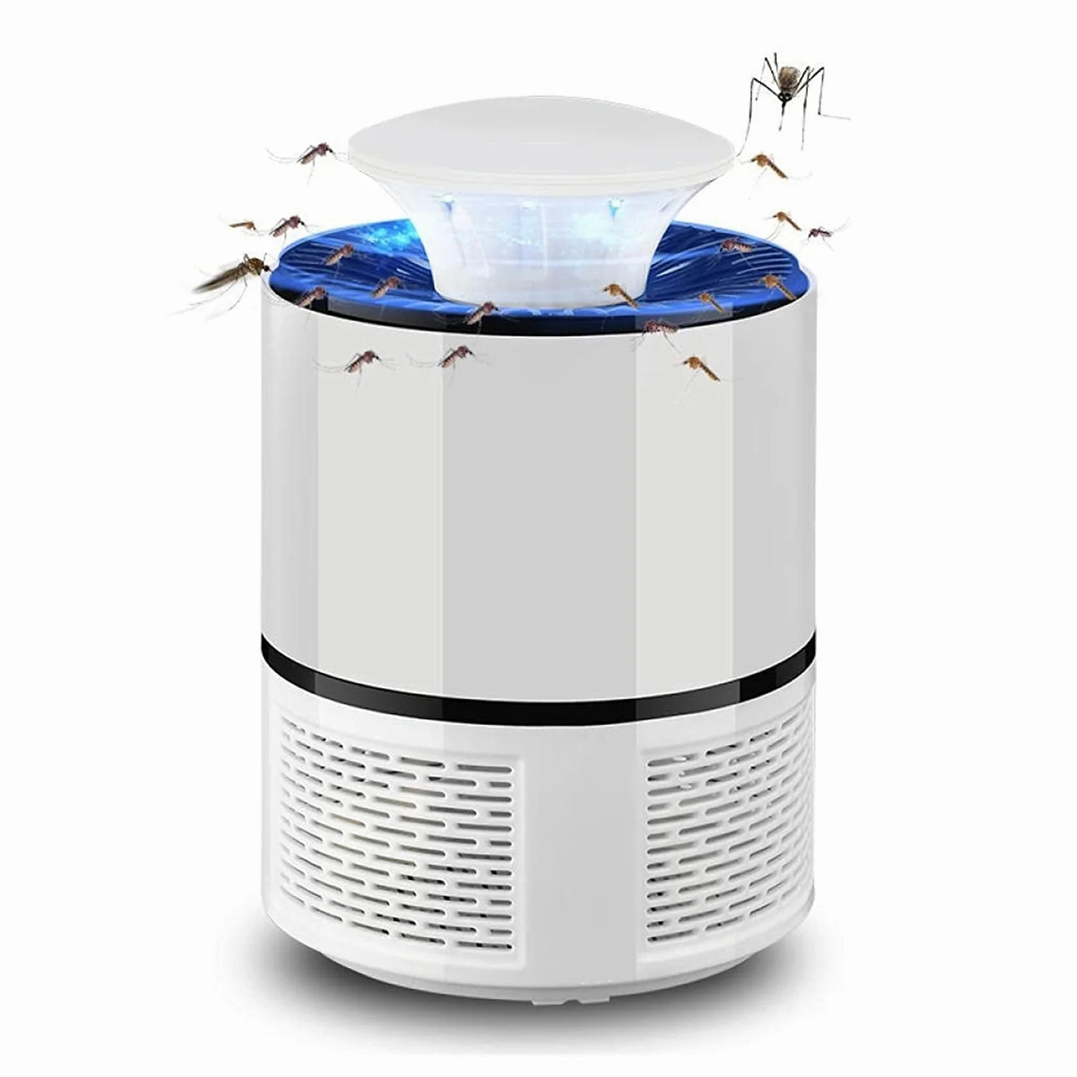 Trampa para Mosquitos Asesino de Mosquitos Lámpara Repelente de Mosquitos Lámpara para Mosquitos Asesino de Insectos Alimentado Asesino de Mosquitos para el hogar Dormitorio Interior Repelente de in