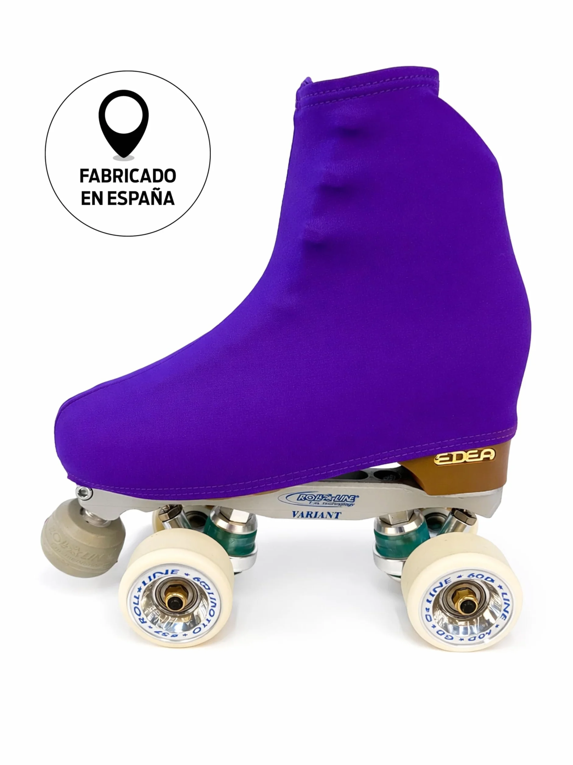 CRLSPORT Cubre patín para niña y mujer, Funda PatinSkate 180 Densidad Talla Universal Lila Oscuro