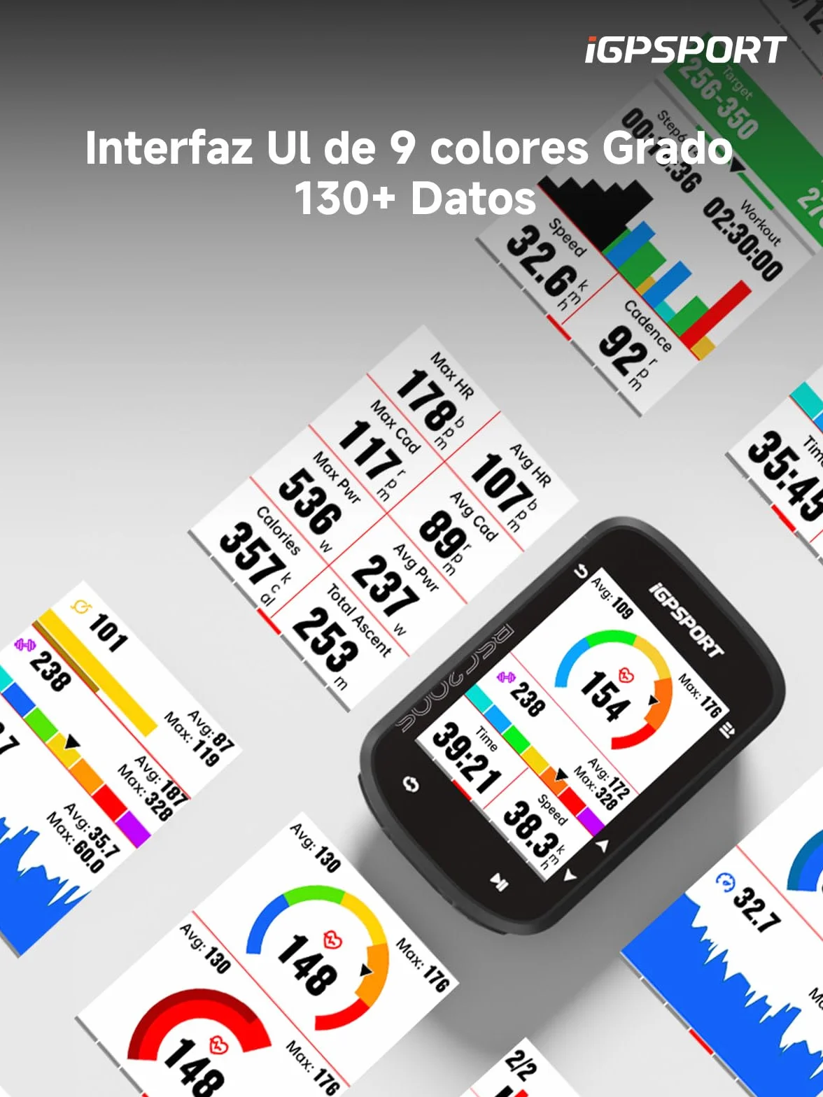 iGPSPORT BSC200S GPS Ciclocomputador, Navegación, Monitorización de Movimiento, Reanudación de Ruta, Impermeable IPX7