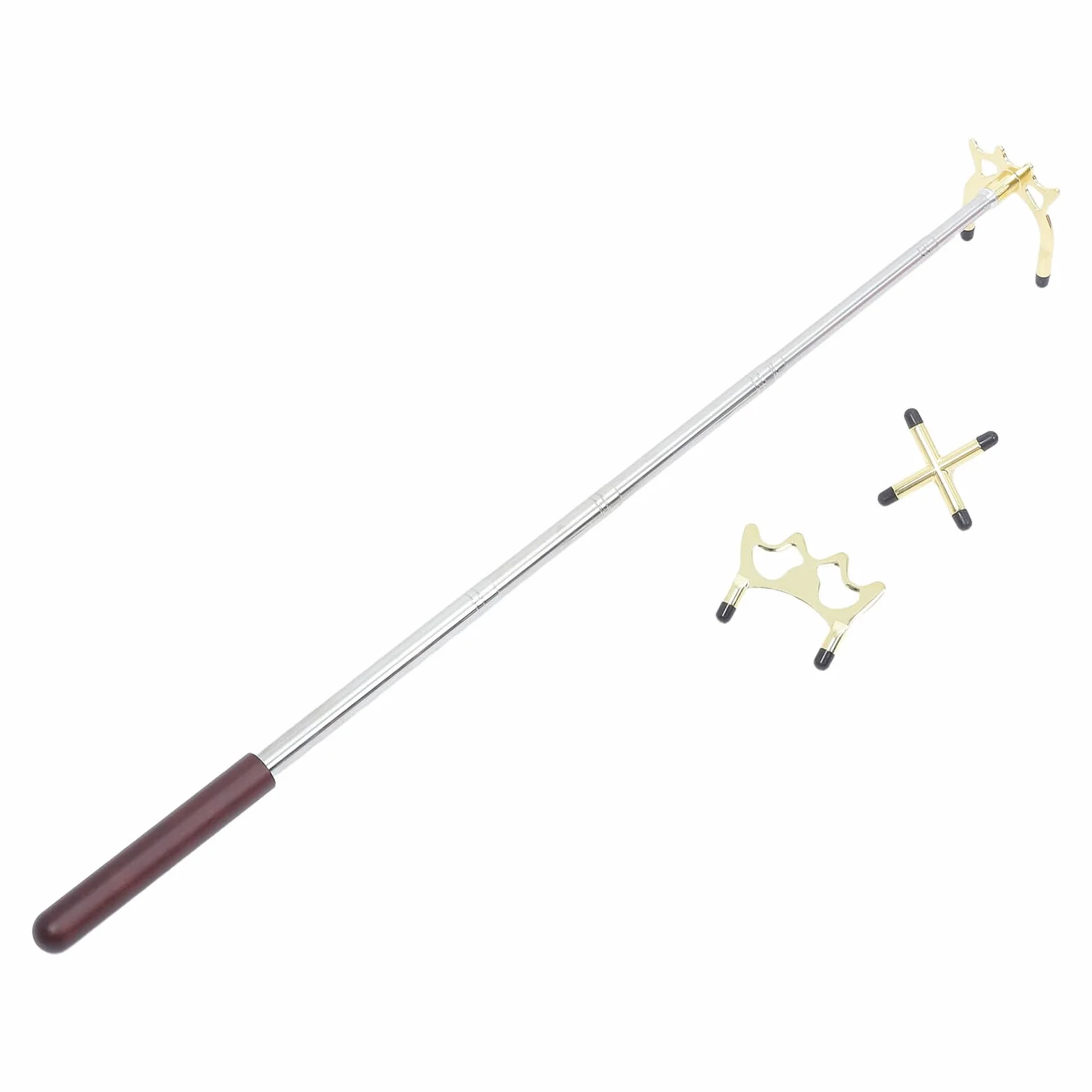 Puente Telescópico para Billar TOYANDONA, Aleación de Aluminio, Cabeza Desmontable, Antideslizante