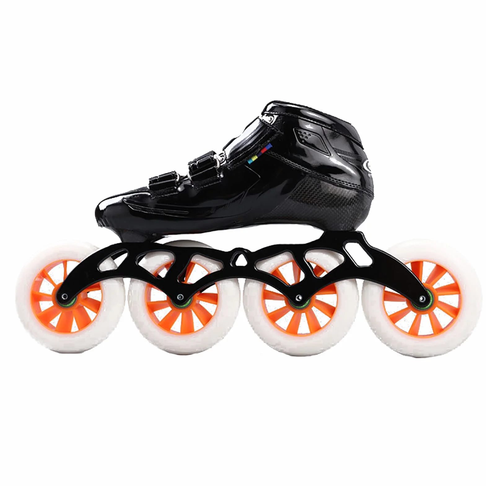 Patines de Fibra de Carbono de 4 Ruedas Profesionales, Patillas de Velocidad en Línea para Exteriores