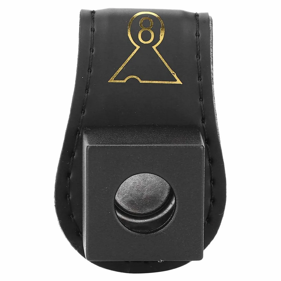 Bolsa de tiza de billar soporte PU duradera resistente
