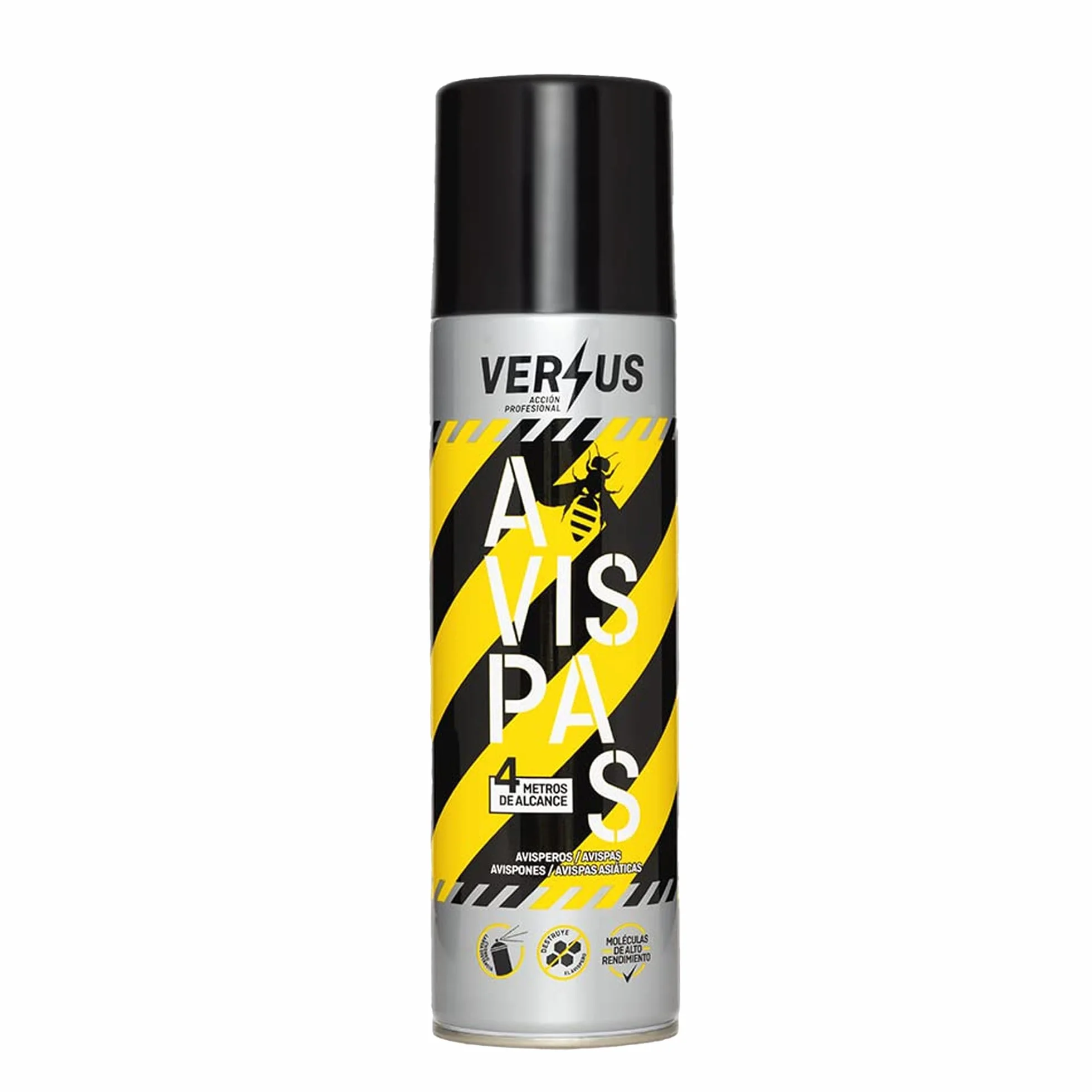 VERSUS AVISPAS - Insecticida Avispas, Avispones y Avisperos - Eficaz contra Avispa Asiática - Largo Alcance 4 Metros - Eficacia Inmediata y a Distancia - Destruye el Nido y Evita Nuevas Reproducciones