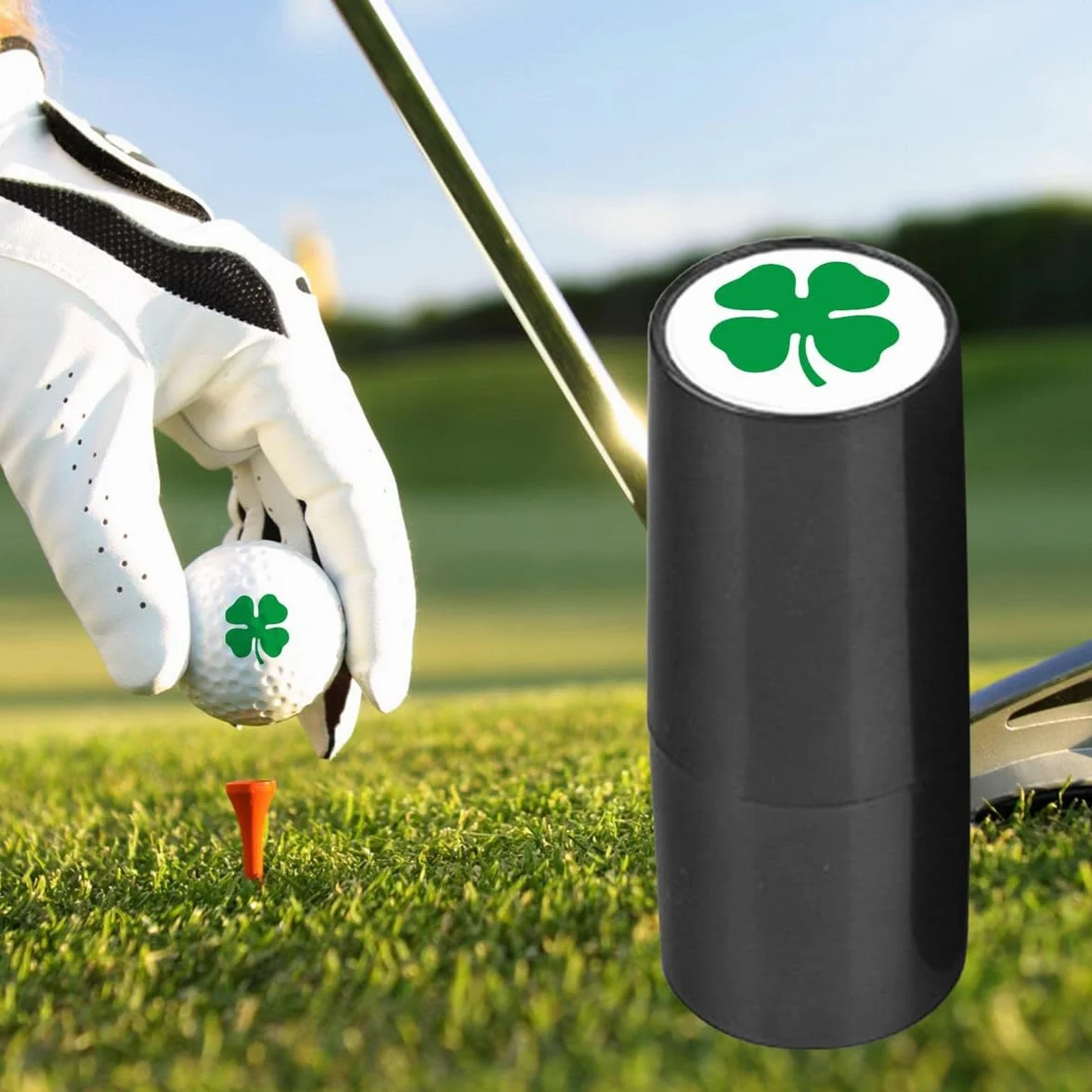 Almohadilla de Marcado de Pelotas de Golf, Marcador Portátil de Secado Rápido, Sello Personalizado