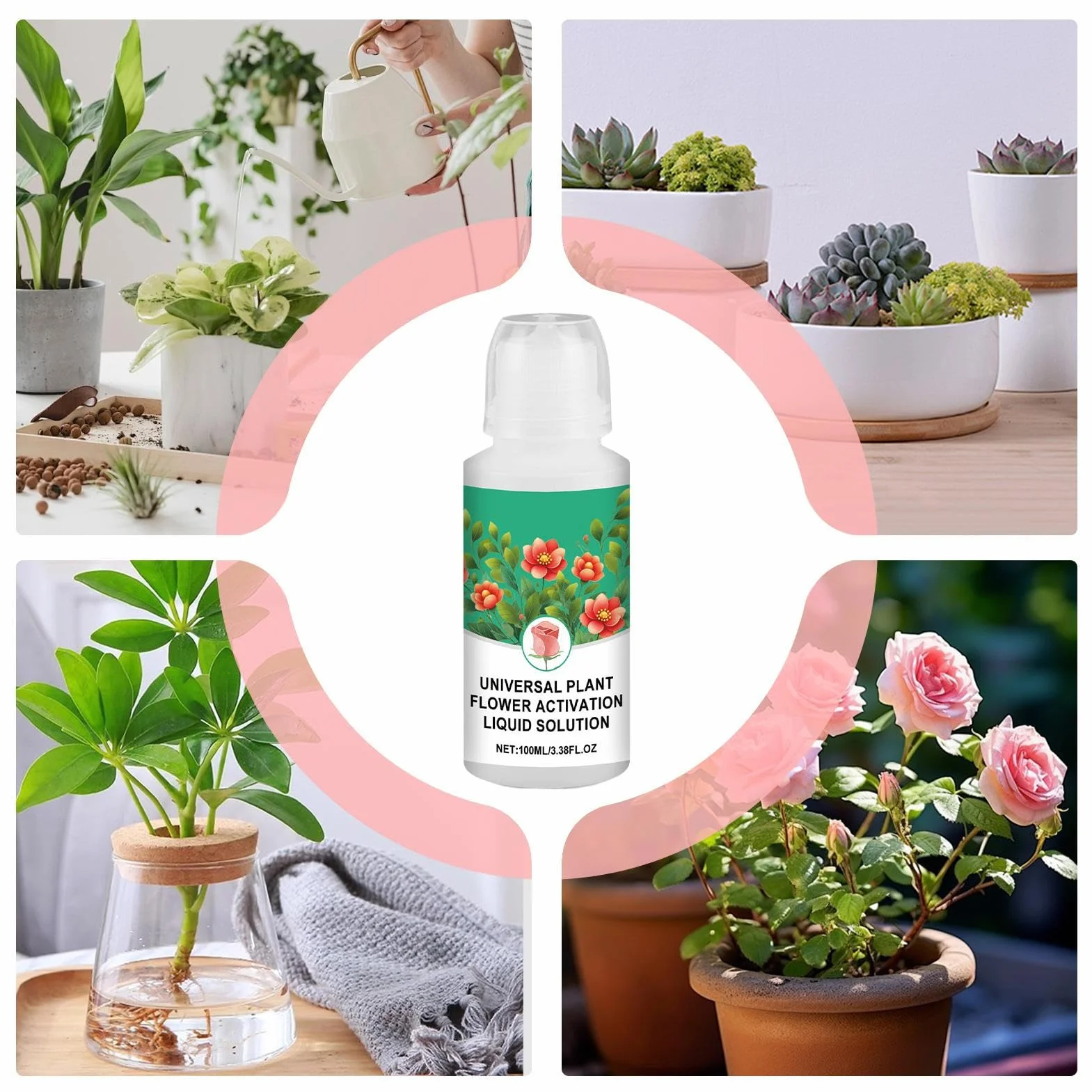 Alimento Para Flores Cortadas | Líquido 100 ml Nutrientes Hidropónicos | Suministros De Jardinería Para Césped Hidroponía Y Vitalidad De Macetas Interior Exterior