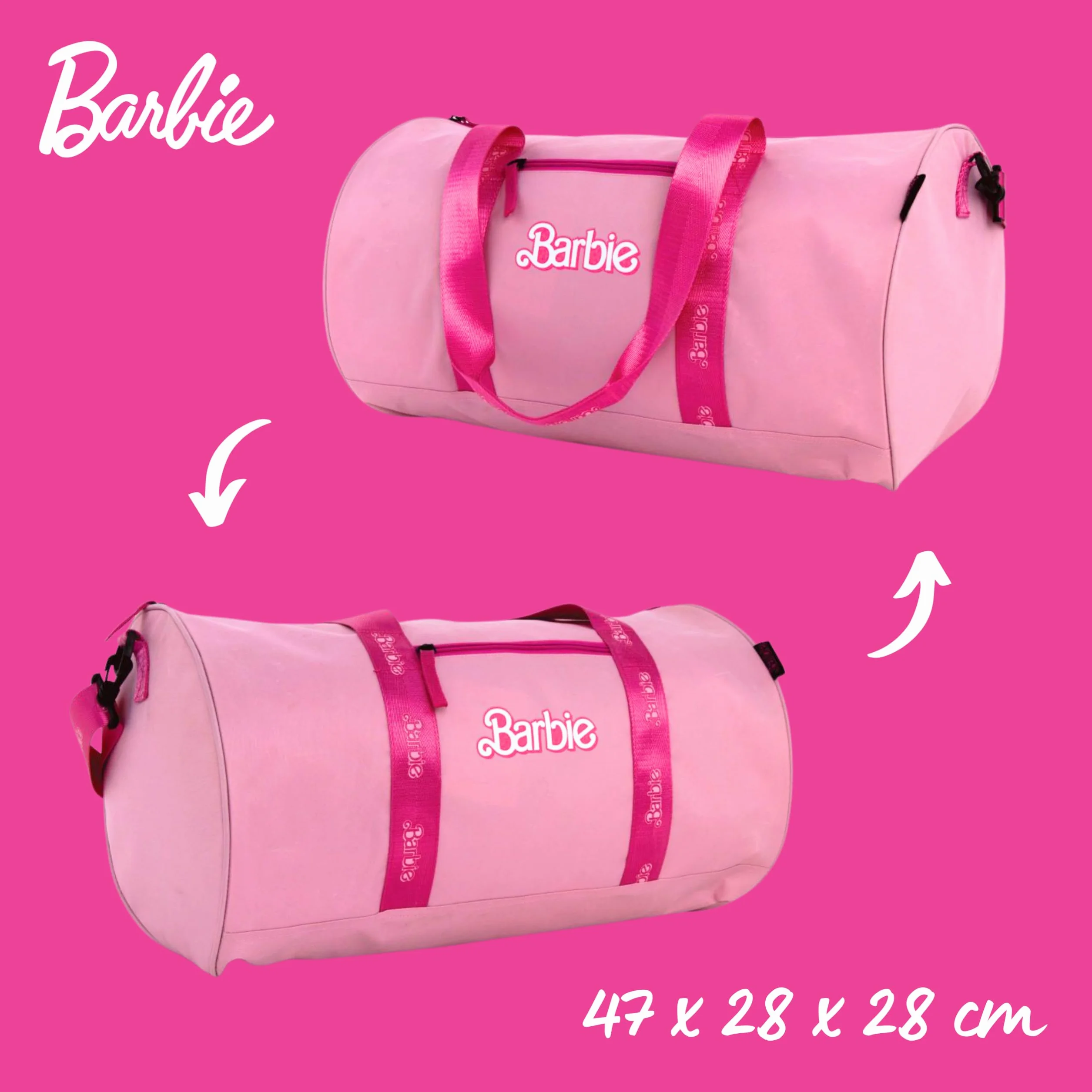 Barbie Bolsa Deporte Bolso Gimnasio Equipaje Infantil Accesorios Regalo Niñas