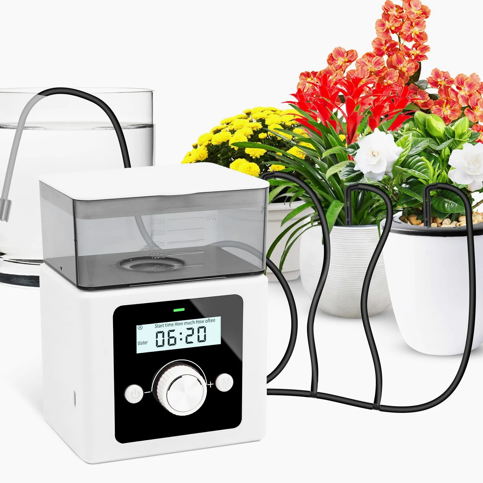 Sistema de riego automático, riego automático para plantas de interior, sistema de riego automático para plantas de interior, ideal como sistema de riego de vacaciones
