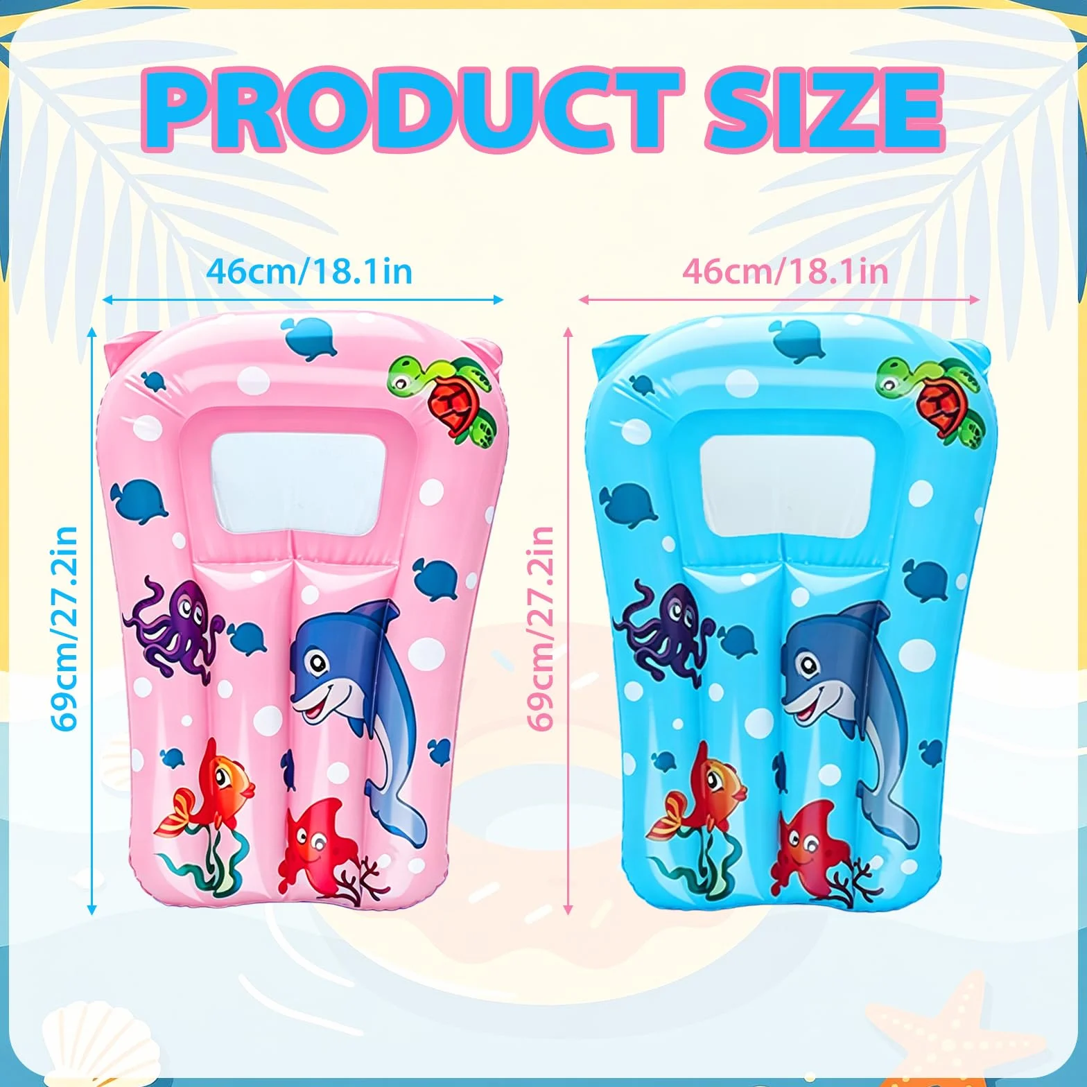 Tabla Bodyboard Hinchable Inflatable Surf Board para Toboganes Acuáticos Playas Piscinas