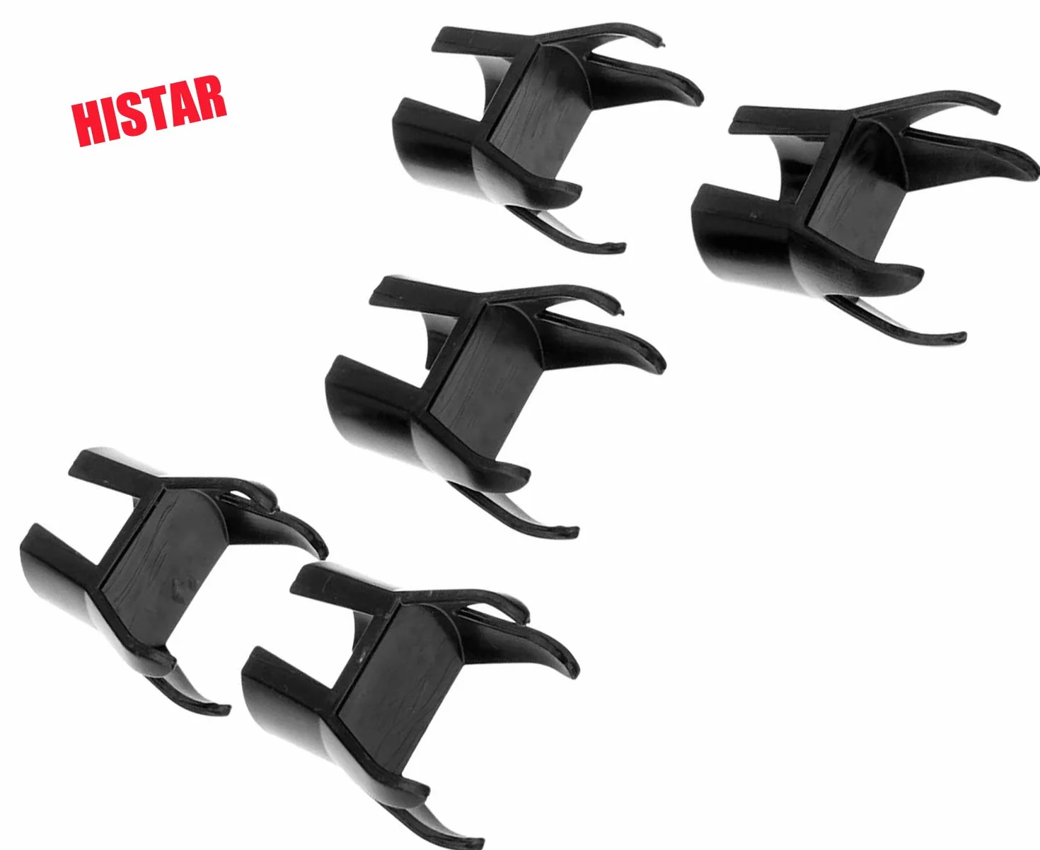 HISTAR Pelota de Golf Recoger Retriever Putter Grip Dedo Goma Picker 4-Prong Herramienta Negro