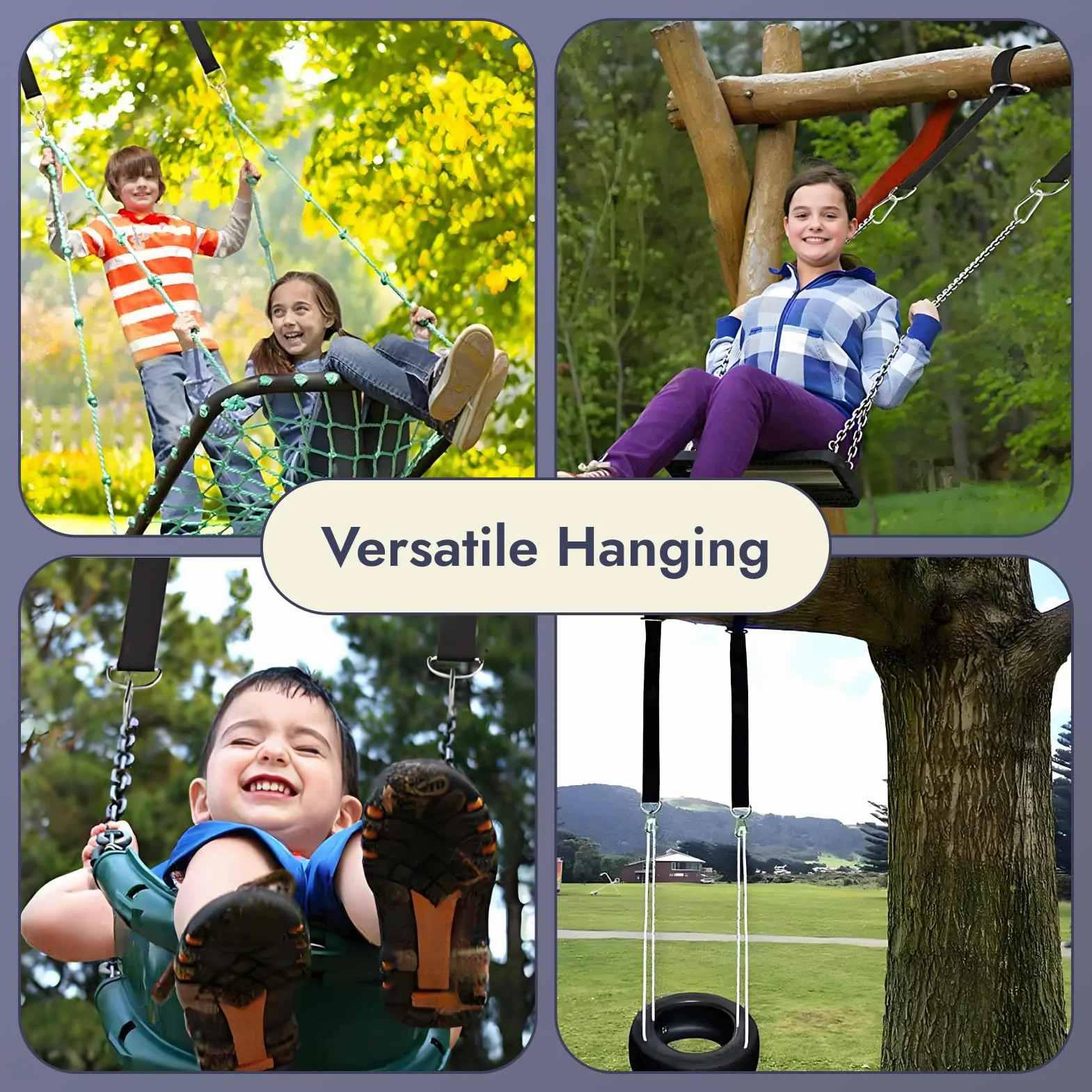 2 Piezas Correas De Hamaca, Kit De Correas para Colgar Columpios, Hamaca Correas Árbol con 2 Mosquetón Y Anillos En D, Sillas Colgantes, Hamacas De Jardín, Yoga Aéreo Y Juegos Al Aire Libre