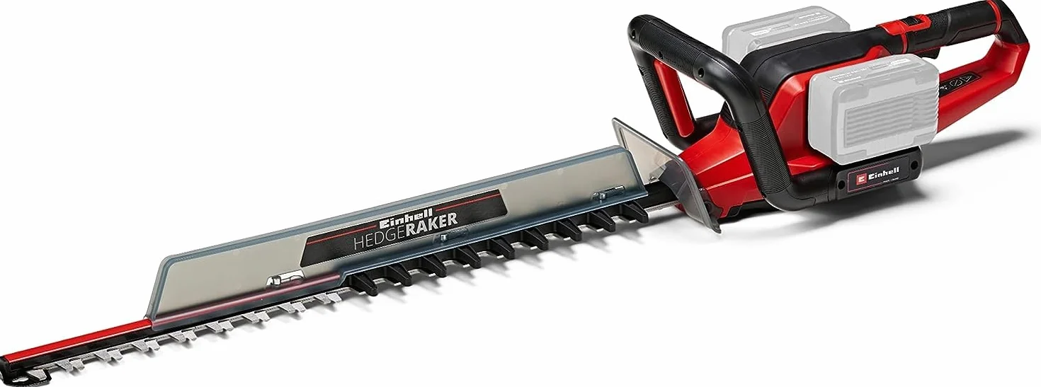 Einhell Cortasetos con batería GE-CH 36/65 Li-Solo Power X-Change (36 V, 65 cm de Longitud de Corte, 30 mm Distancia Entre Dientes, Mango Giratorio, colector de Recortes, sín batería)