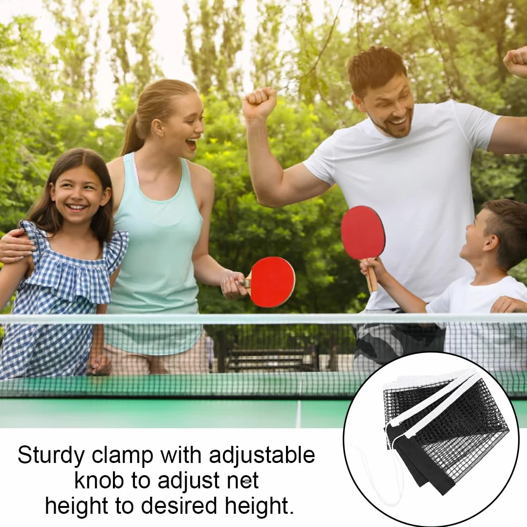 Red de Ping Pong Retráctil Ajustable, Portátil, Ideal para Tenis de Mesa