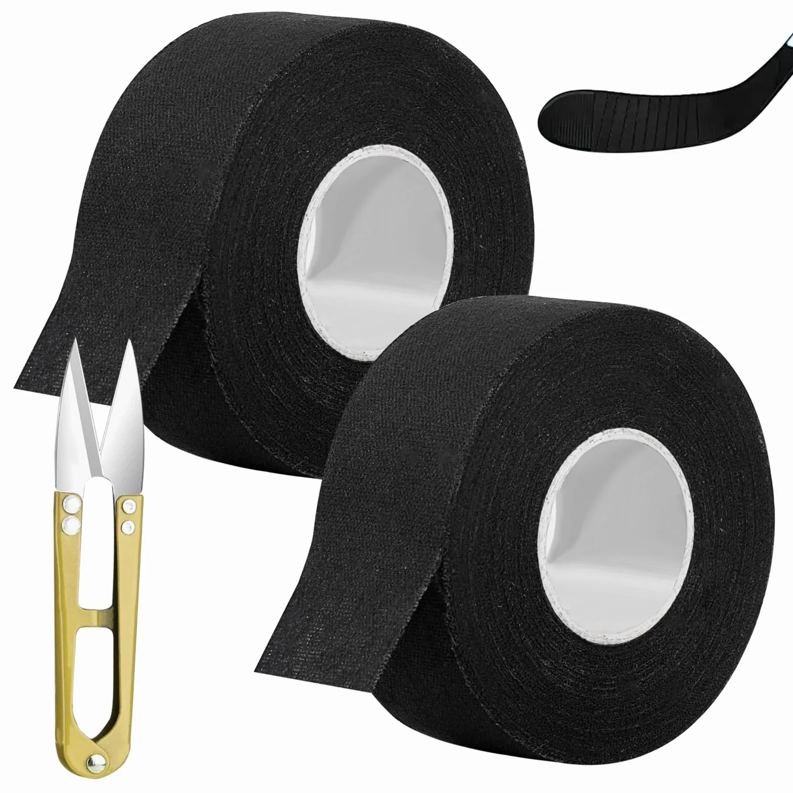 Cinta Antideslizante Aockey para Palos de Deportes 2 Rollos 25 mm × 10 m