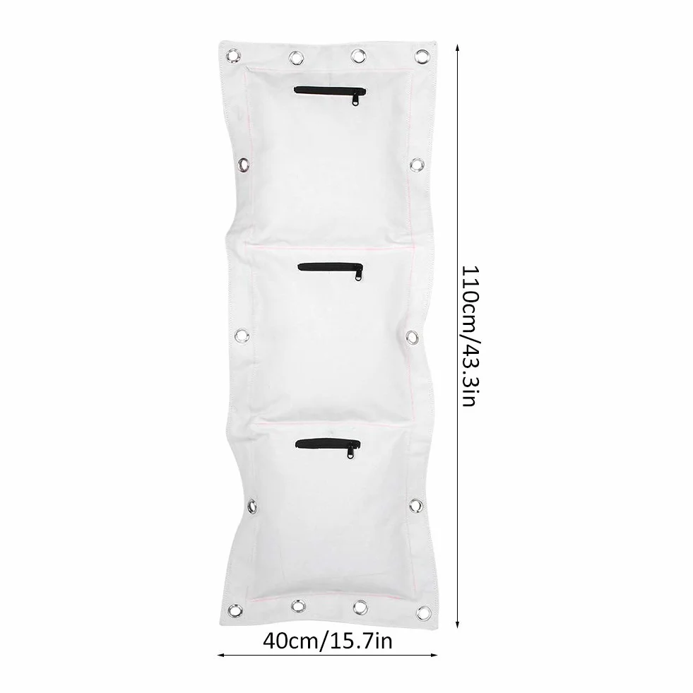 Wing Chun Wall Canvas Punch Bolsa de Arena Vacía Target Boxing Muay Thai Sanda con Cremallera