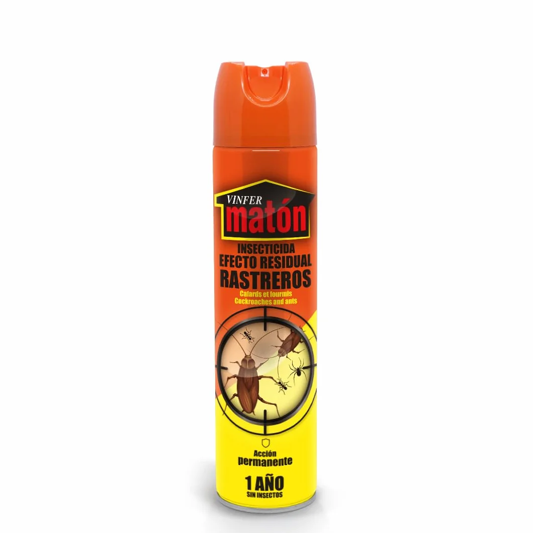 VINFERMATON – Insecticida Cucarachas y Hormigas Residual 400 ml | Spray Efecto Duradero para Interior y Exterior | Profesional Doméstico | 100 % MADE IN SPAIN