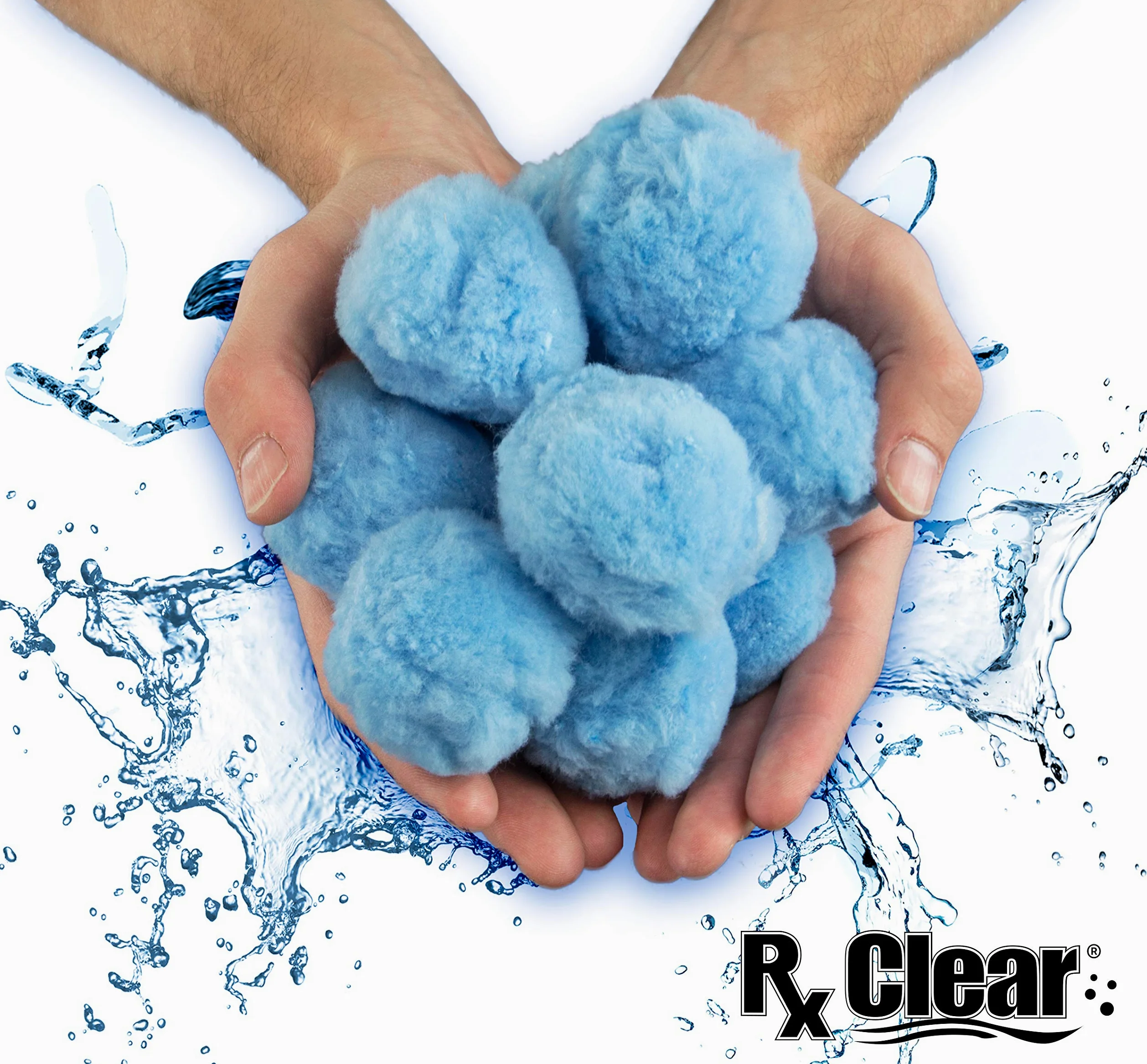 Rx Clear Blue Luster - Filtro para filtros de arena de piscina, alternativa a la arena y al vidrio filtrante, tecnología especial que ayuda a mantener las piscinas limpias, dura varias estaciones,