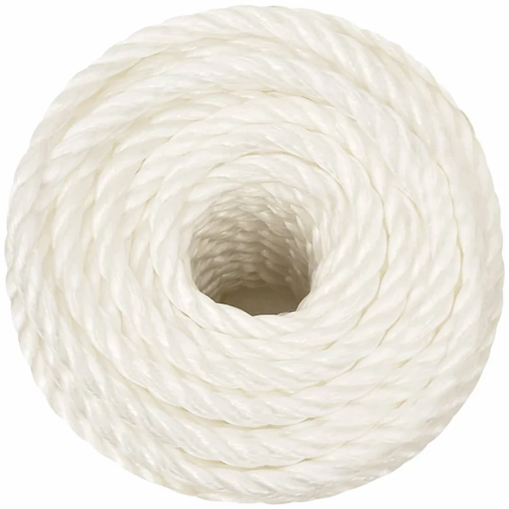 Cuerda de Trabajo Polipropileno Blanco 10 mm 50 m, Bricolaje Accesorios de Bricolaje Cadenas, Alambre y Cuerda Sogas y Cuerdas metálicas, Blanco, 1.86kg