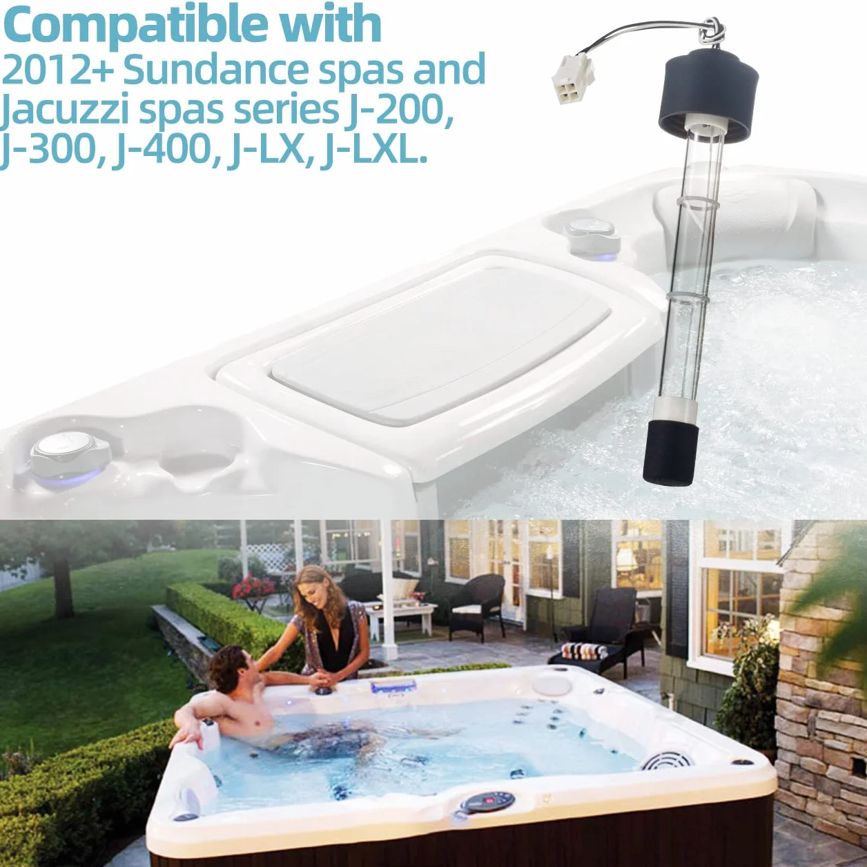 Clear Ray XL 6472-841 - Bombilla de Repuesto para Jacuzzi Sundance SPA, Foco UV, para Piscina, Jacuzzi y Sundance, Sistema de purificación de Agua ClearRay