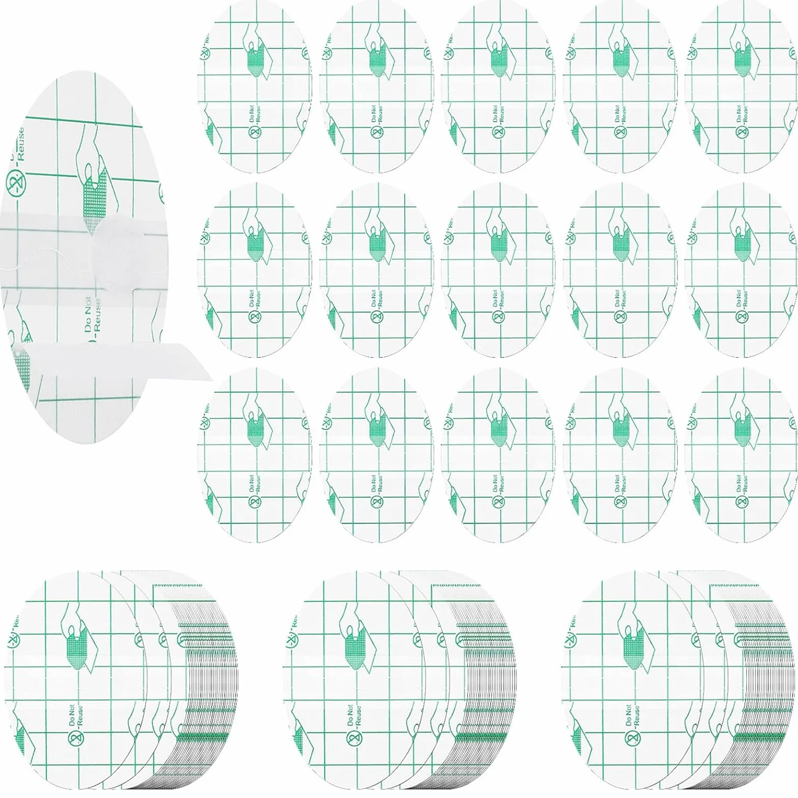 Pegatinas Orejas Adultos Natación Impermeable Protector Oídos 50 Unidades 5.3 x 8.1 cm