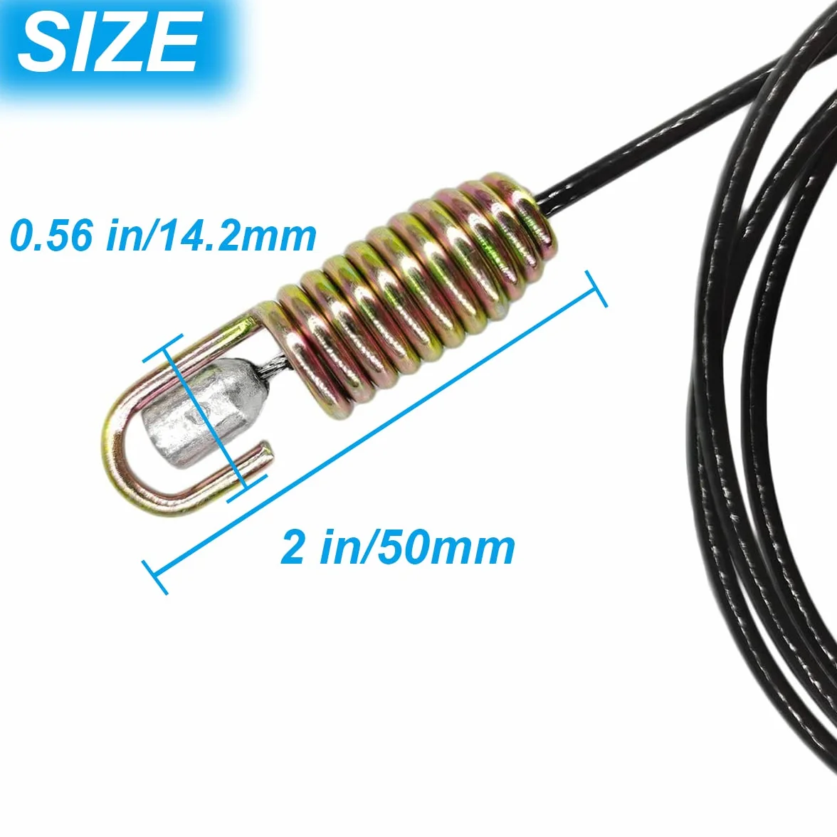 ZAMDOE 746-04230 Cable de transmisión de Embrague para MTD para Cub Cadet para Yard Man Snowblower Snow Thrower 746-04230 746-04230A 946-04230 946-04230A Cable de barrena