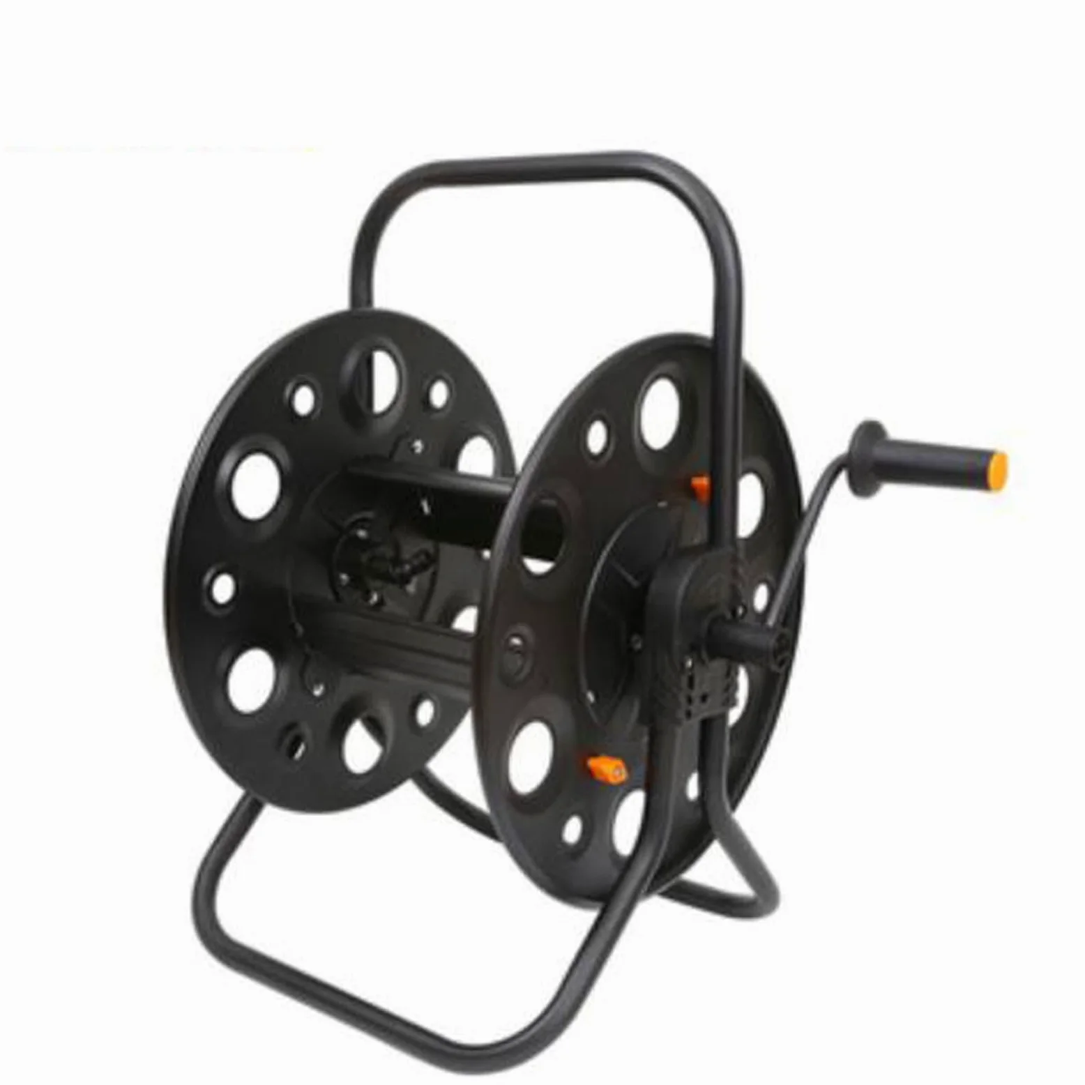 Carrete de manguera de jardín, carrito de manguera multiusos para exteriores, organizador portátil de manguera de jardín para patio, patio trasero, garaje