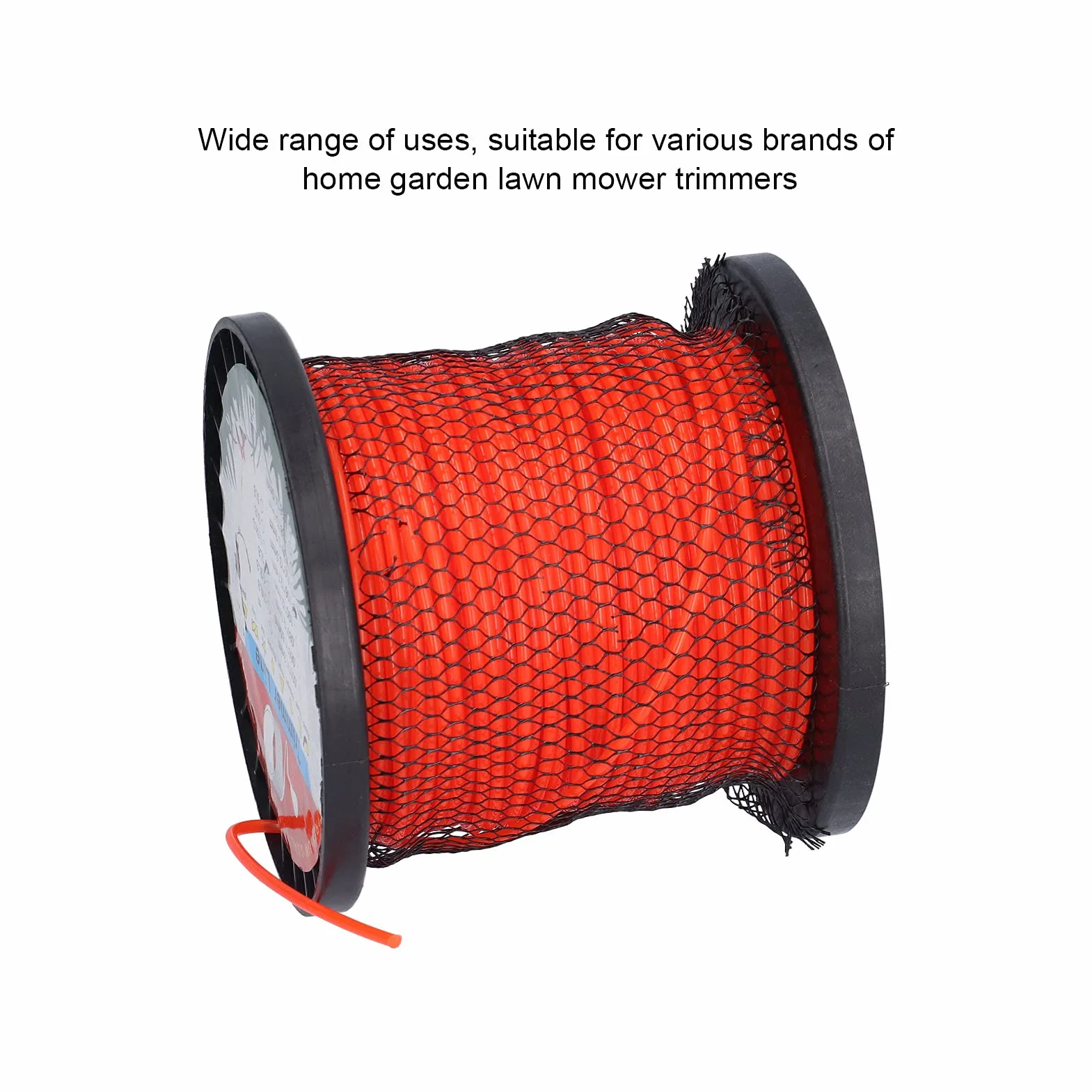 plplaaoo Hilo Wacker De Malas Hierbas De Alta Resistencia De 2,7mm. Hilo De Desbrozadora Redondo De Nailon De 1LB, Hilo De Desbrozadora Redondo De Alta Resistencia para Corte De Césped Y Jardín