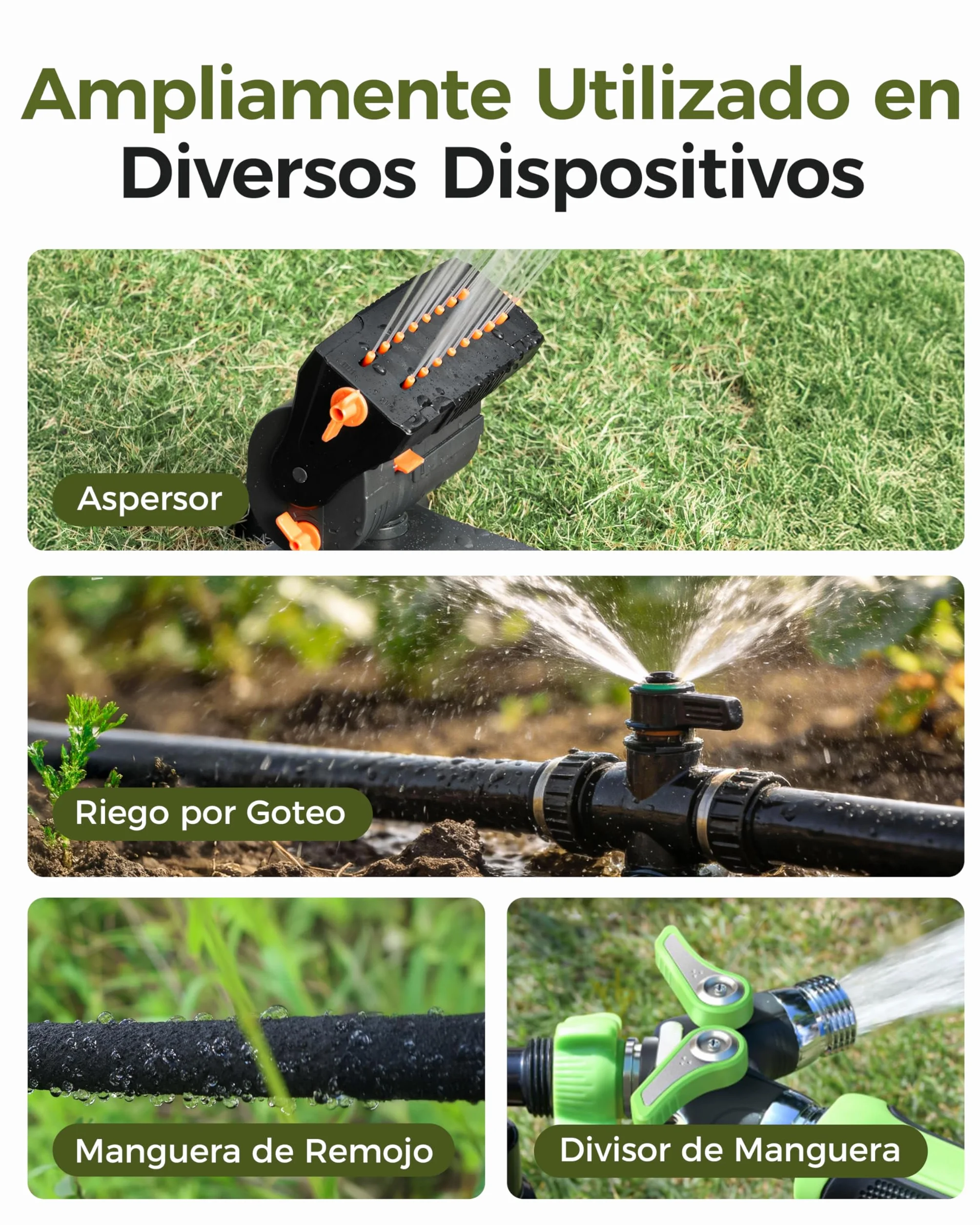Diivoo Programador Riego con Entrada y Salida de Latón, Temporizador Riego Automatico con Impermeable IP66, Retraso por Lluvia, Riego Manual, Programador de Riego a Pilas para Jardín, Césped