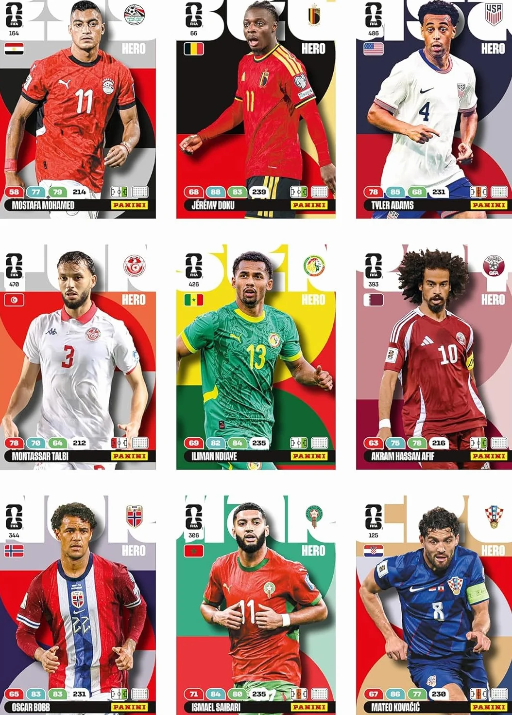Copa Mundial FIFA 2026 Juego Tarjetas Comerciales Bolsa Premium 4 Edición Limitada