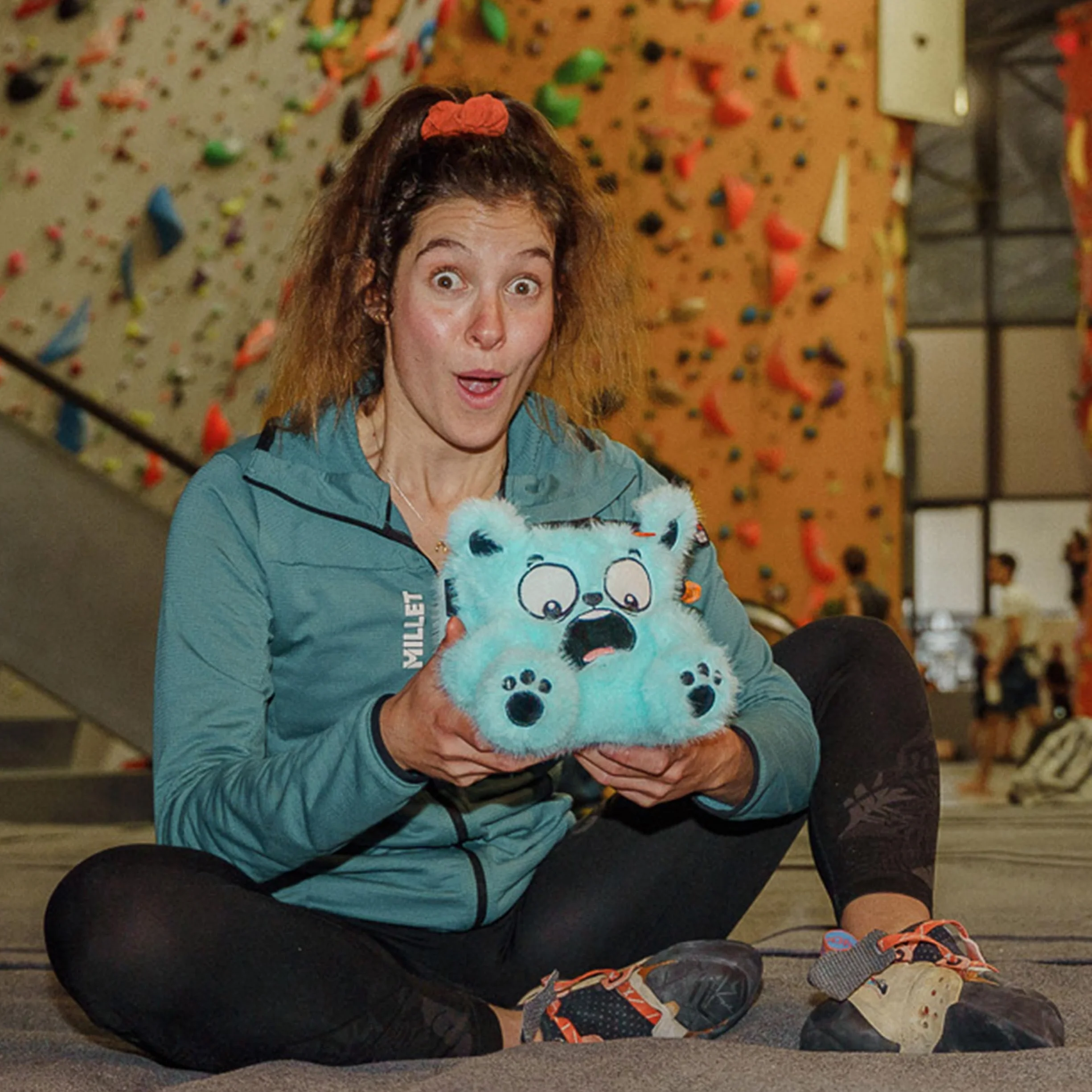 YY Vertical Bear Bolsa de tiza para escalada en roca para adultos y niños búlder montaña