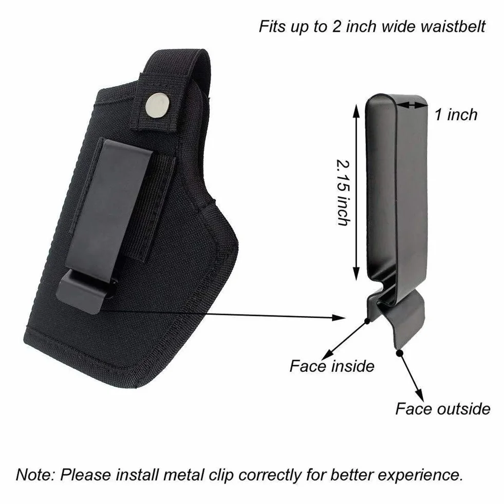 Funda Táctica para Pistola Militar Nailon 900D Glock Grande Mediana