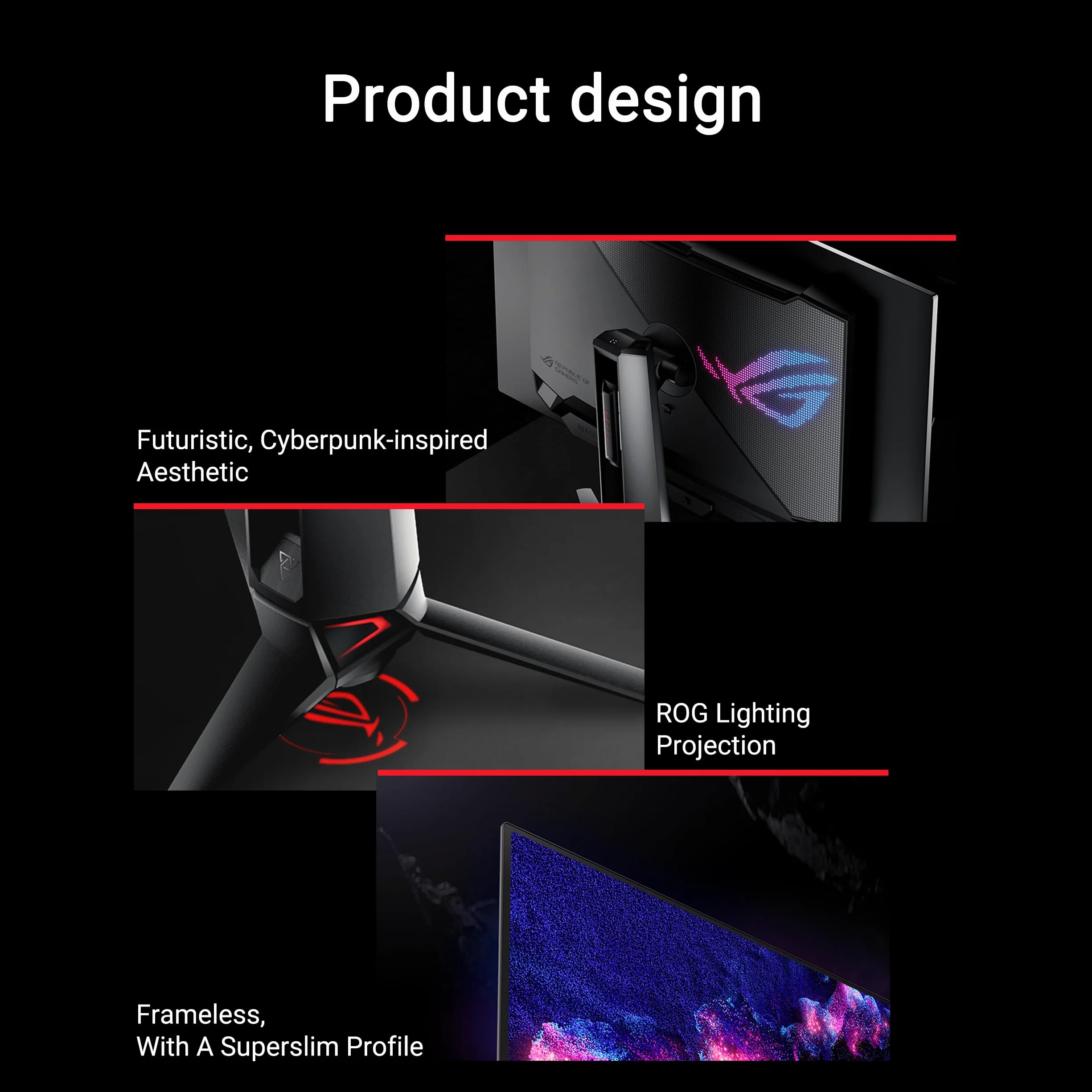 Monitor Gaming ASUS ROG Swift OLED PG32UCDMZ 32" 4K 240Hz 0.03ms G-Sync QD-OLED
