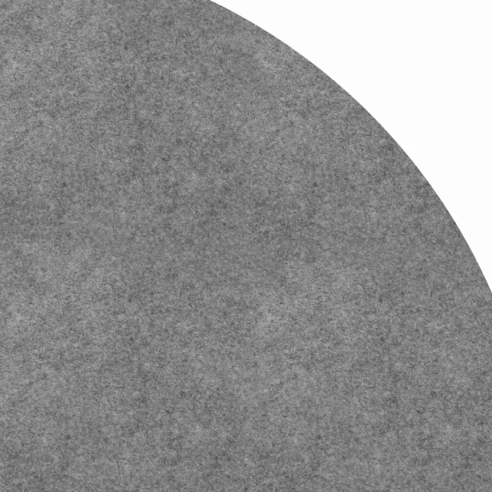vidaXL Tapiz de Suelo Piscina geotextil de poliéster Gris Claro Ø550cm, Lona Suelo Piscina, Protector de Suelo para Piscina, Alfombra de Piscina