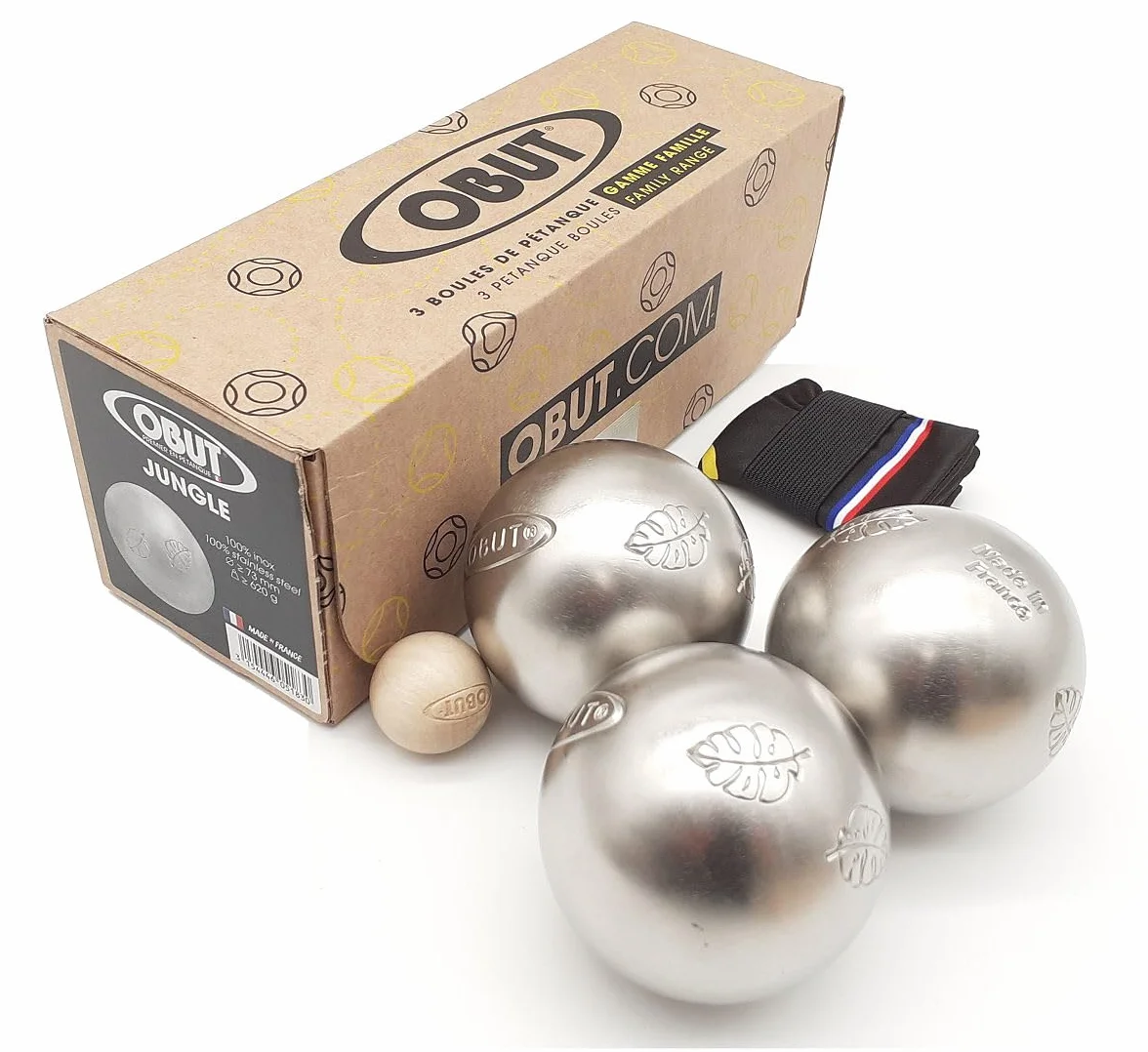 Obut Bolas de Petanca Acero Inoxidable Metal Talla única