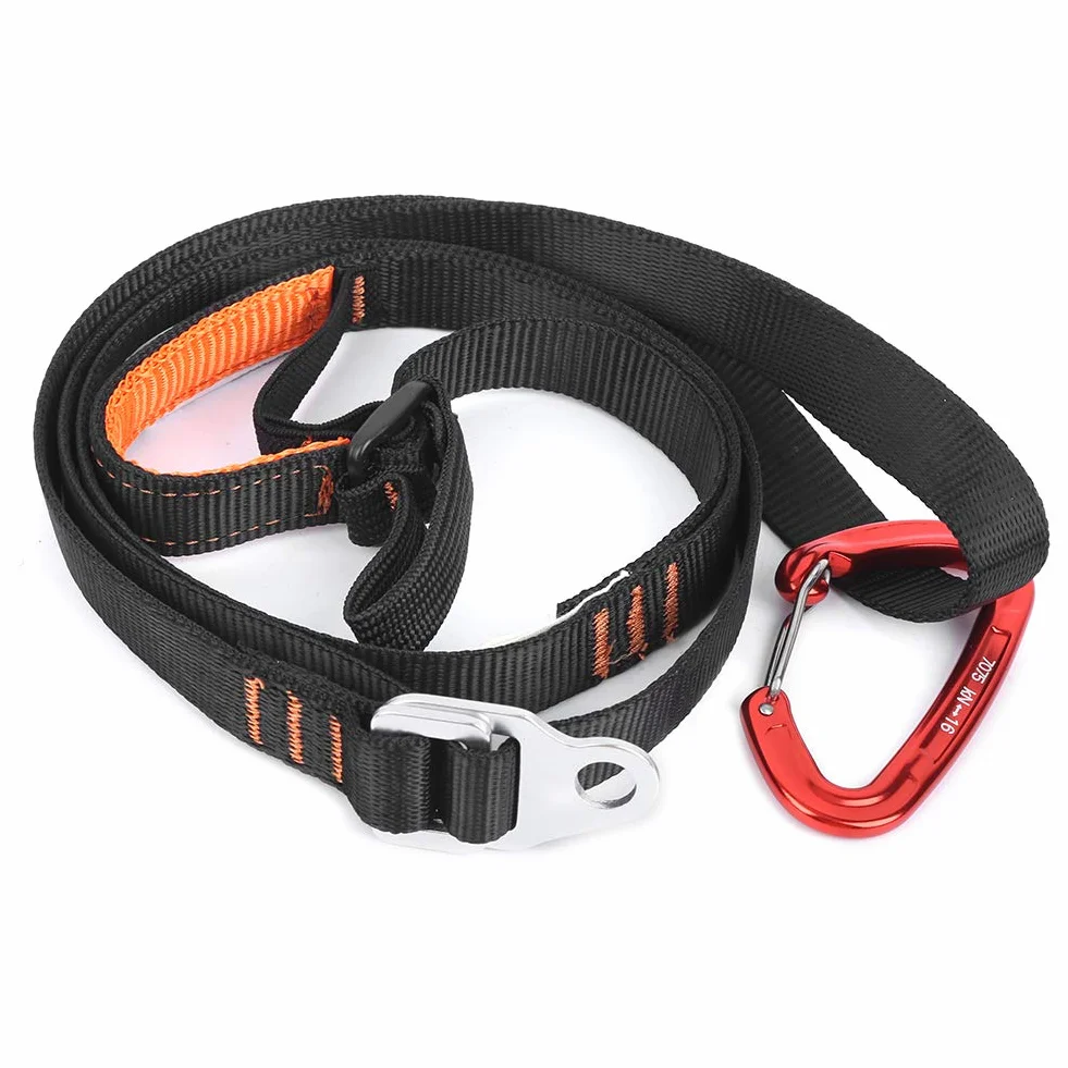 VGEBY Correa Ascendente para Escalada, Cinturón de Pedal Ajustable, Resistente a la Fricción, Elevador de Montañismo