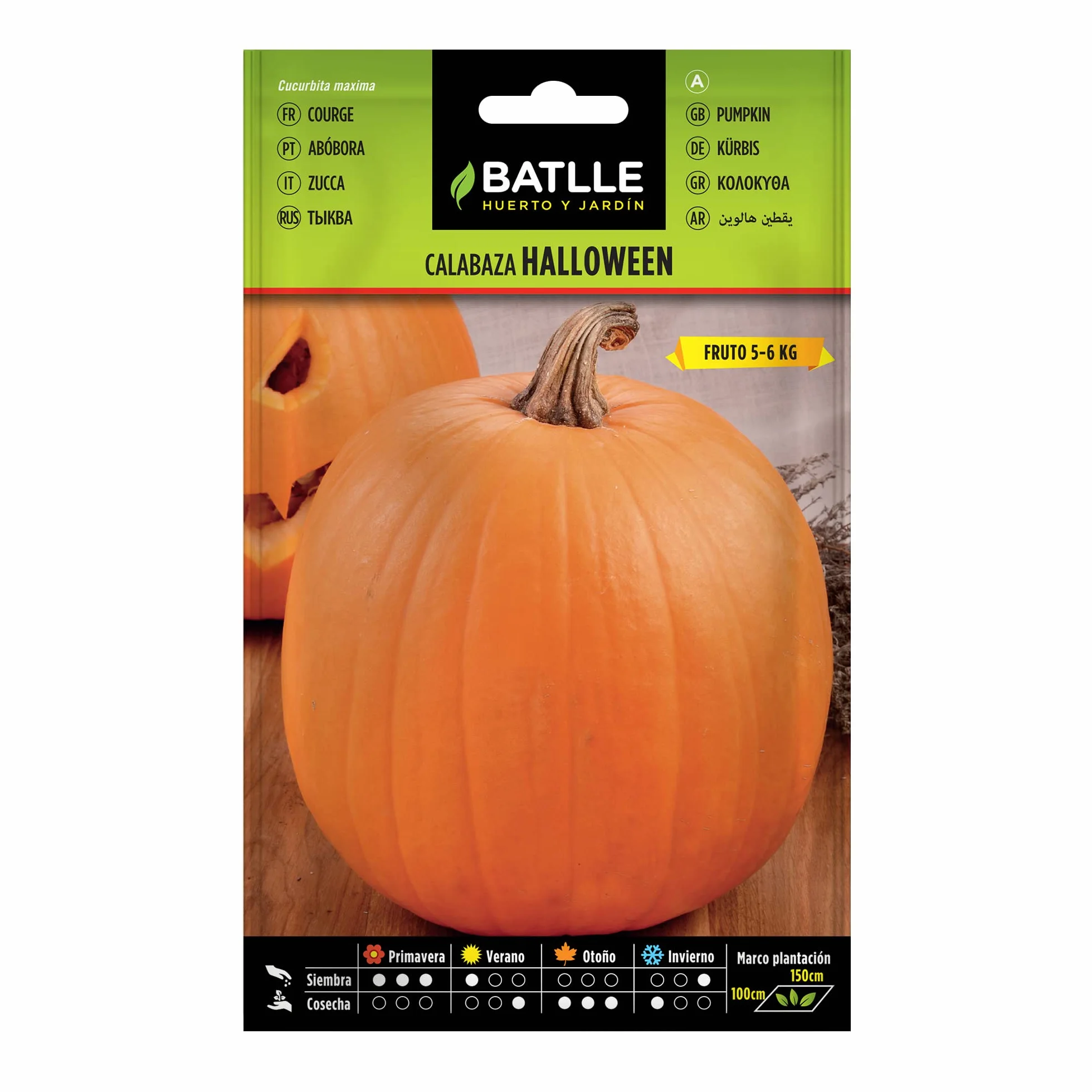 Semillas Batlle Calabaza Hallowen