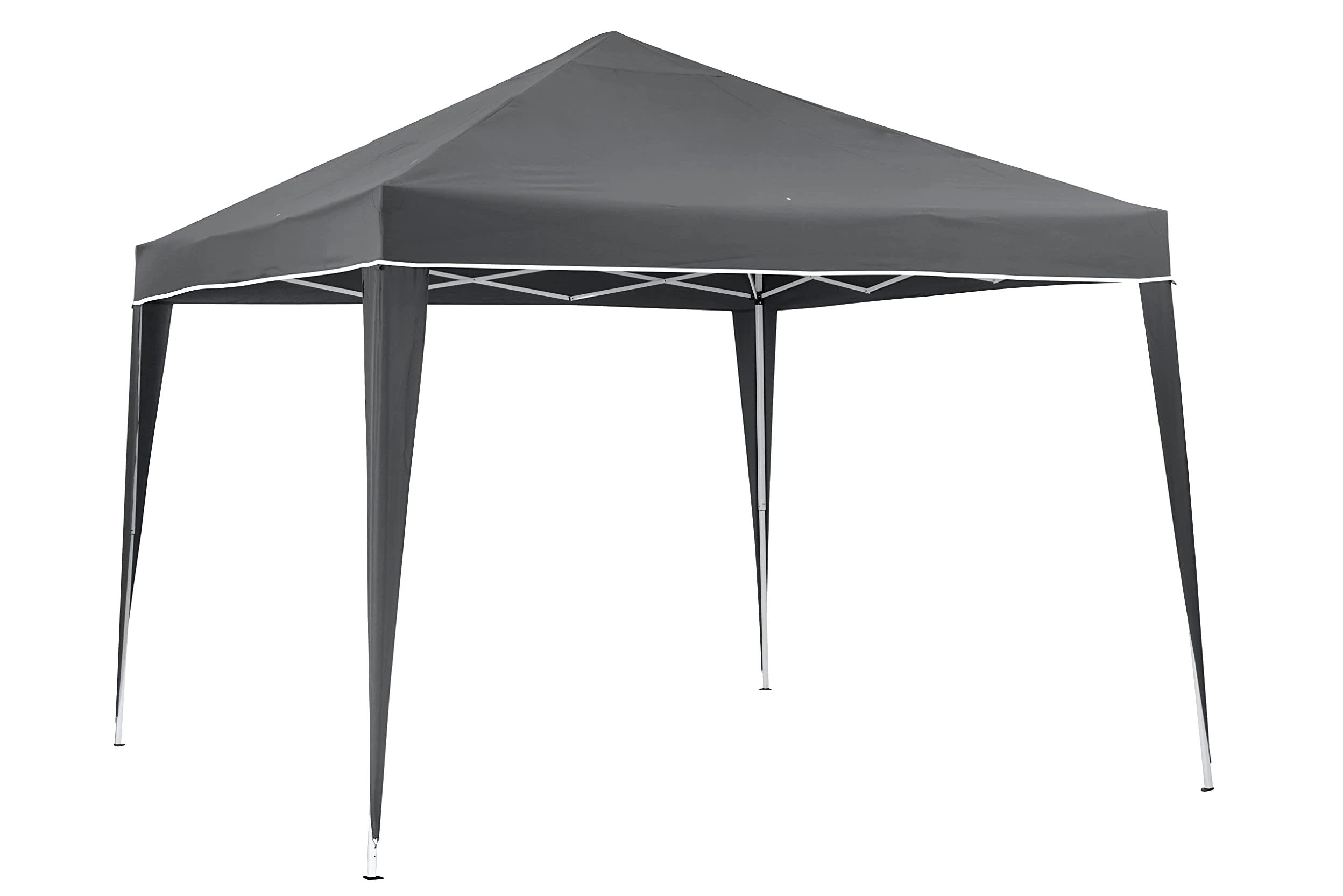 KG KITGARDEN Carpa Plegable 3x3m para Jardín, Incluye Piquetas y Bolsa de Transporte, Gris