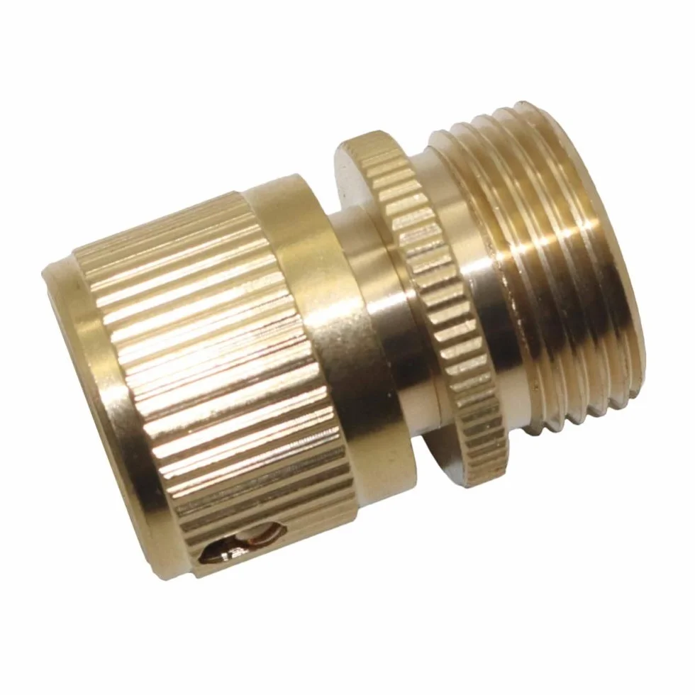 Conector de codo de tubería Latón rosca macho del conector de agua Jardín de riego por goteo Accesorios de lavado de coches pistola de agua especiales Conector de adaptador de 20 PC