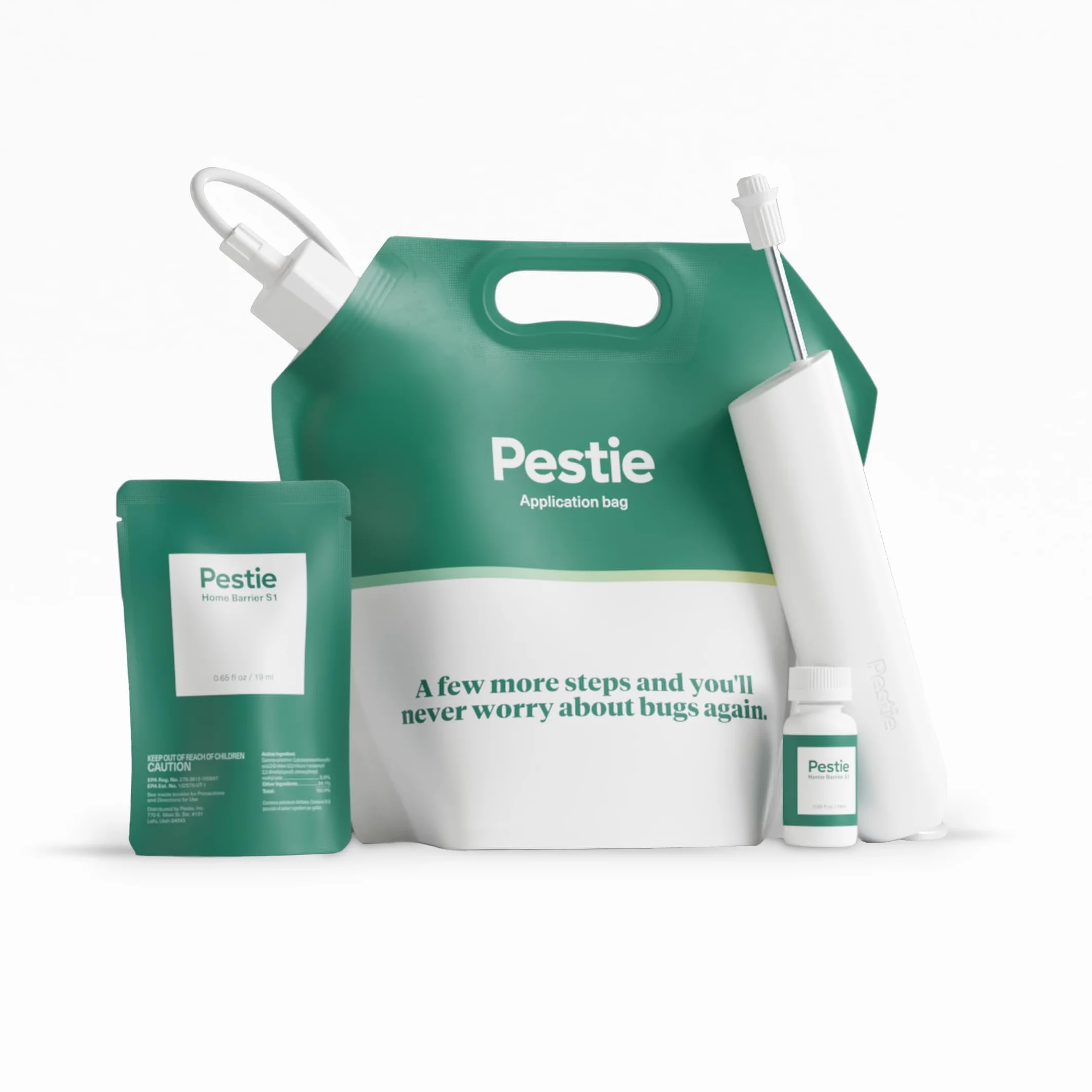 Pestie Kit de control de plagas de barrera para el hogar, repelente de insectos y asesino de hormigas para el hogar | Spray de barrera para el hogar de acción rápida y duradera, control profesional de plagas para insectos domésticos comunes