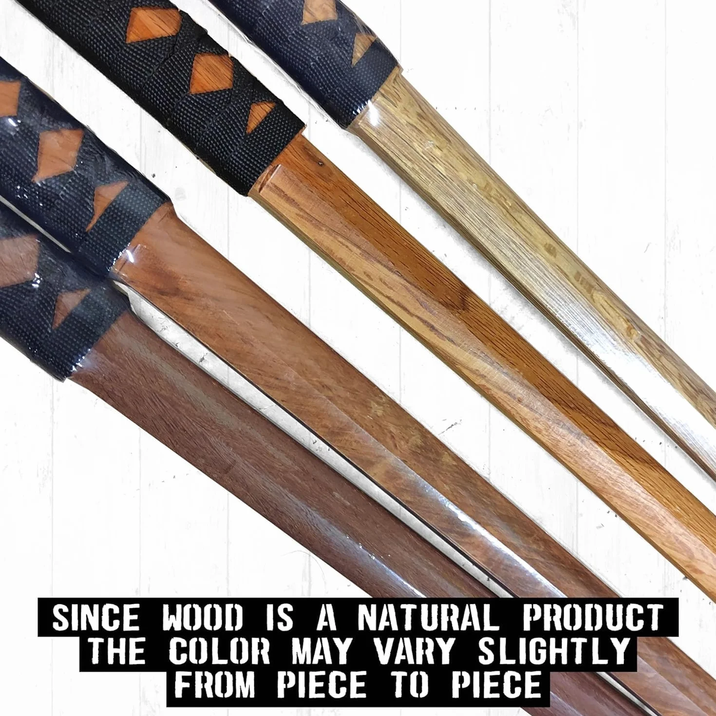 Bokken de madera Shinai Katana Wakizashi Tanto espada Kendo entrenamiento combate samurái Iaido