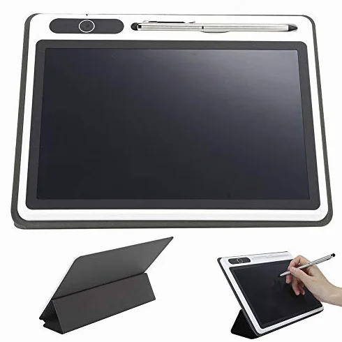 Tableta de Escritura LCD 9 Pulgadas Negro con Estuche de Cuero