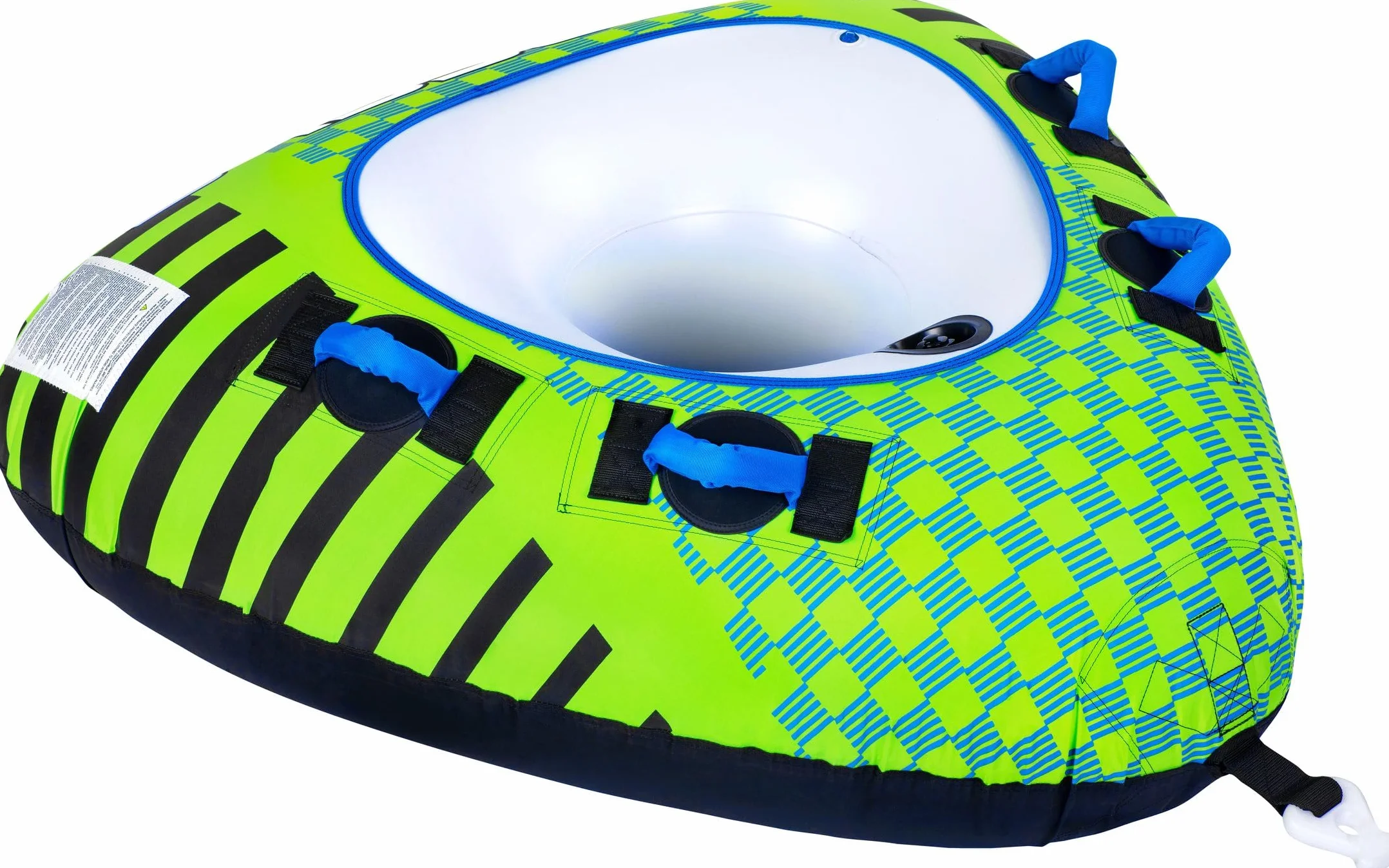 Mesle Delta Towable Tube 1 Person Donut Inflable Anillo Agua Barco