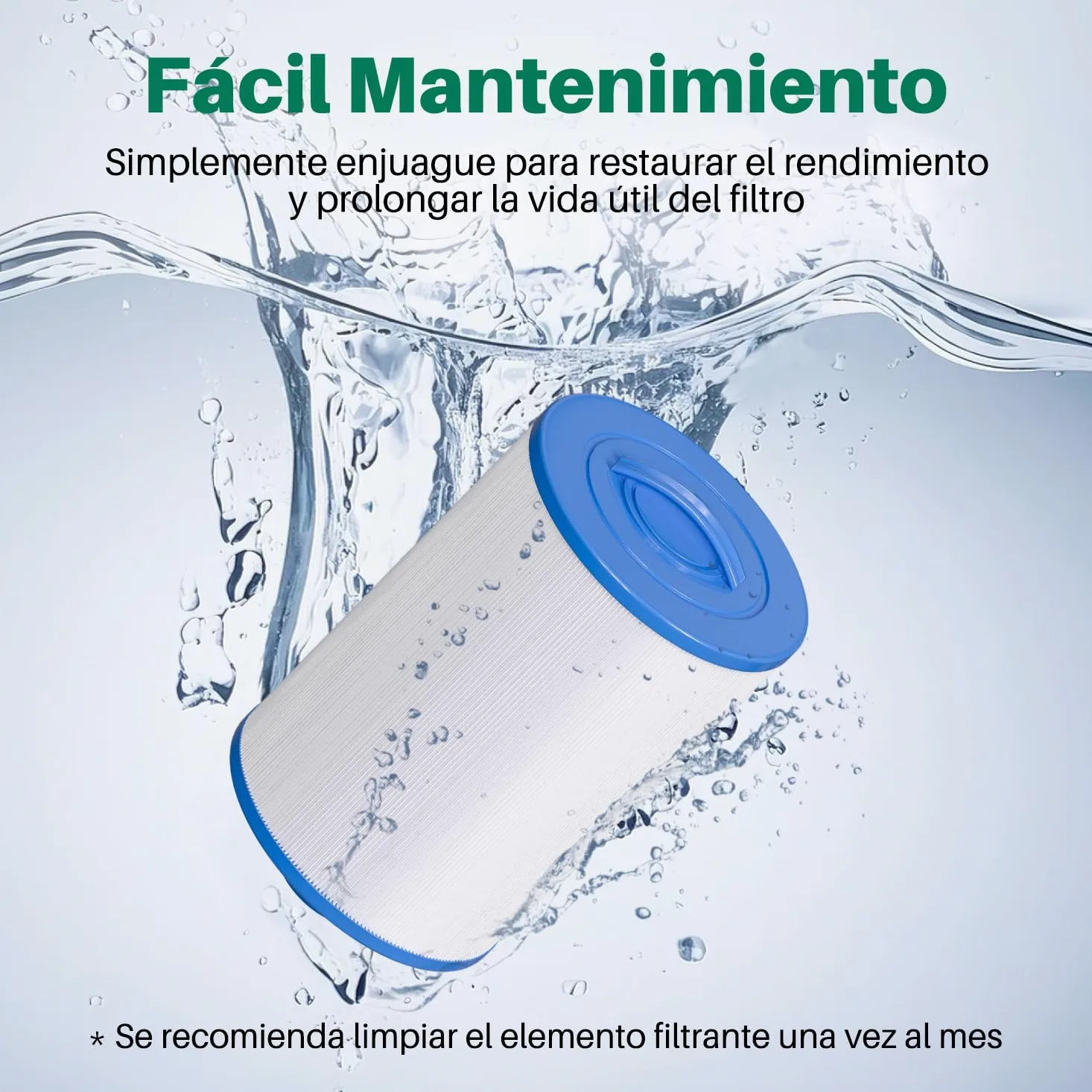 TOREAD Filtro de Repuesto para SPA Unicel 6CH-940, PWW50P3, Filbur FC-0359, 817-0050, 25252, 03FIL1400, Rosca SAE 1 1/2", Paquete de 2
