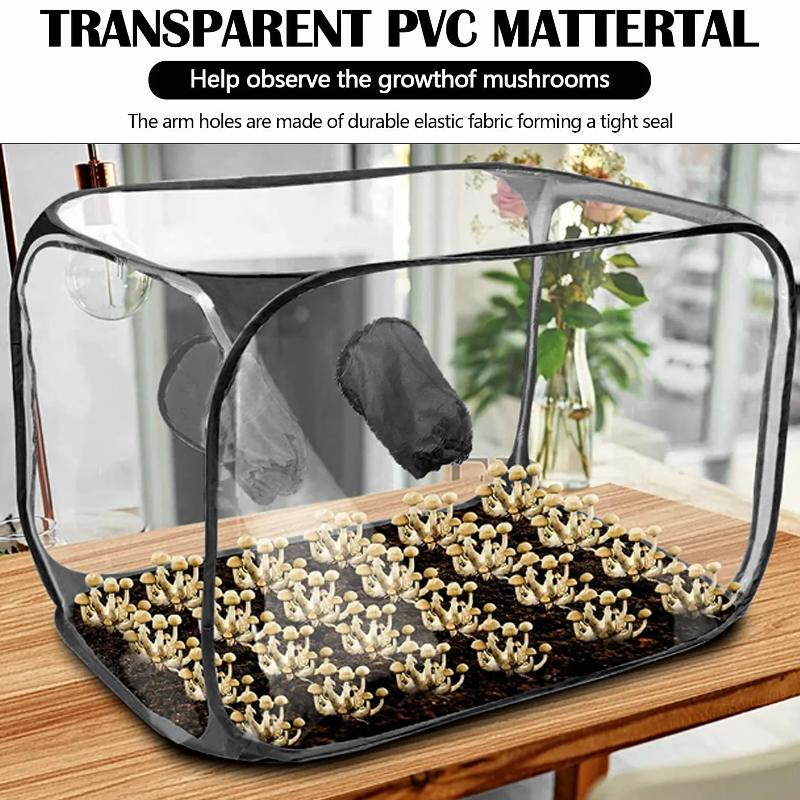 Tienda De Cultivo De 60x60x90 Cm, Caja De Cultivo, Gabinete De Cultivo De Invernadero Tienda De Campaña Impermeable para Plantar Cuarto De Cultivo Cultivo De Hongos Bolsa De Cultivo De Hongos