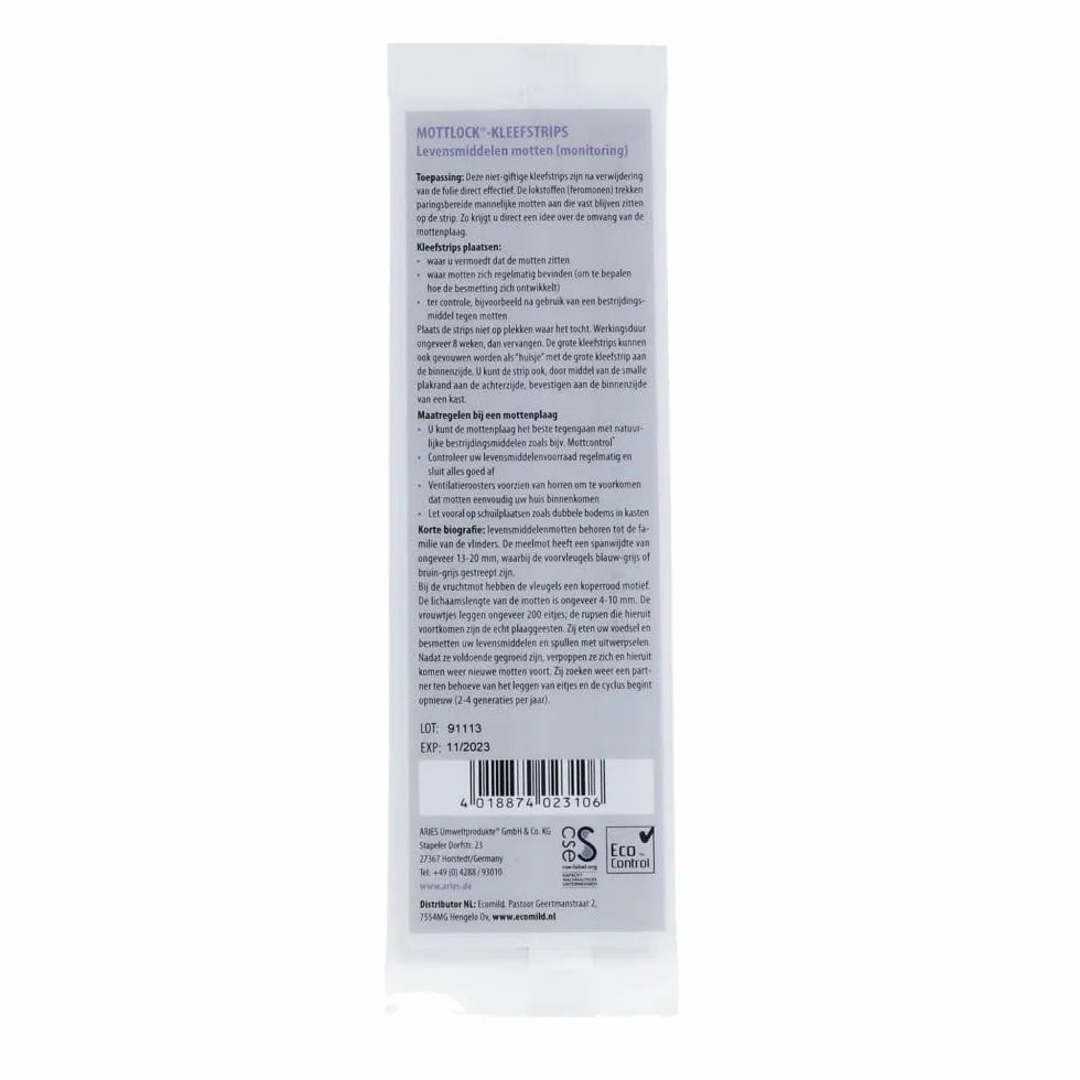 Trampa polillas Mottlock para alimentación, 3uds