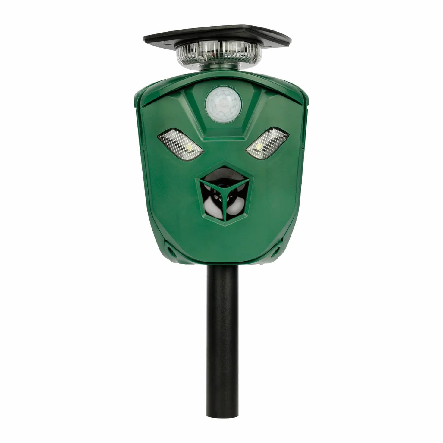Ahuyentador Solar de Animales Salvajes | Lobos | Zorros | Ginetas | Sensor de Movimiento con Protección 360º | Ultrasonidos y Sonidos | Luz Flash |