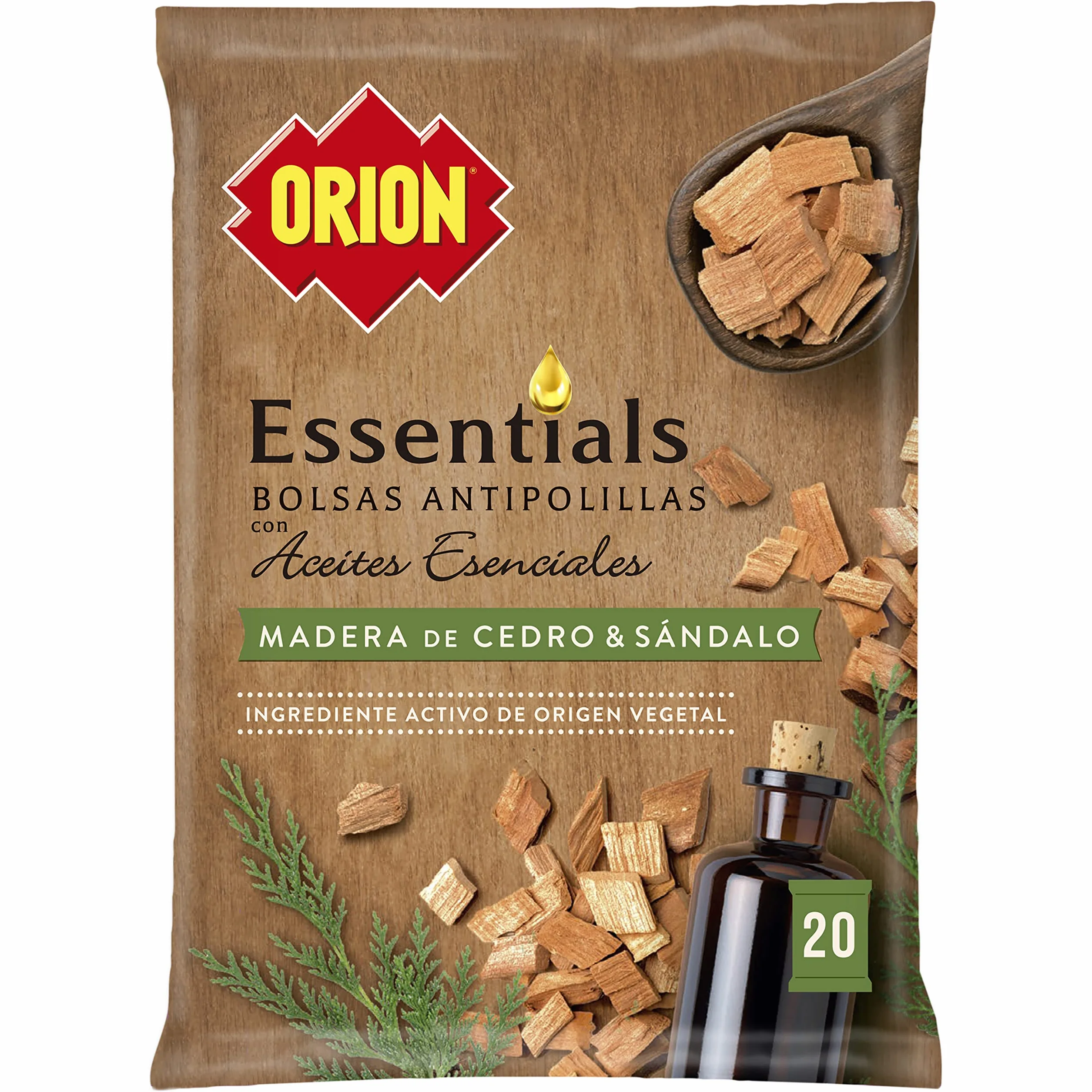 Orion Essentials - Bolsas Antipolillas 20uds