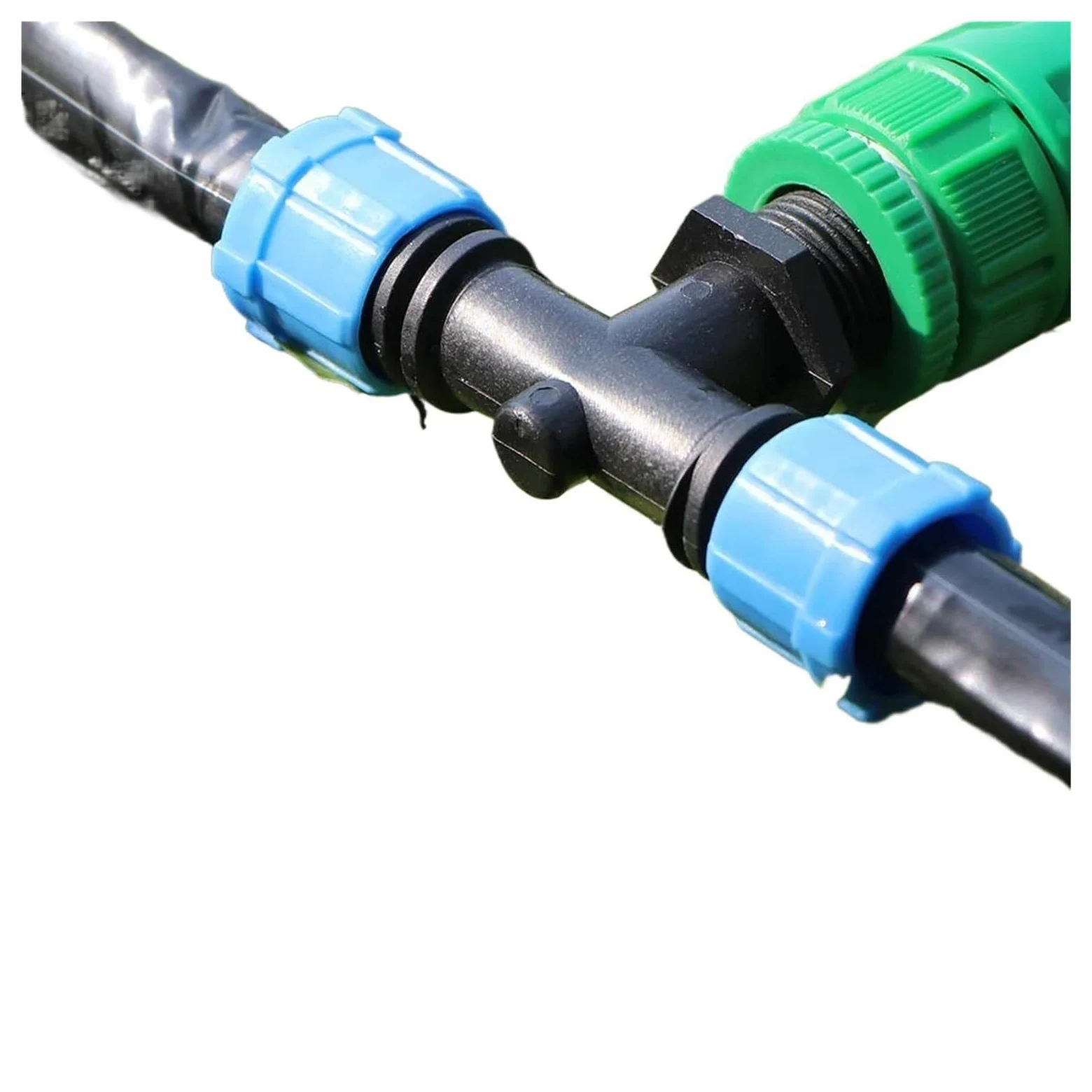 Cinta de goteo de 100 m, manguera de PE de 16 mm, espaciado de 10-30 cm, for riego de jardines, invernaderos, huertos, granjas y agricultura.(Spacing 10cm)