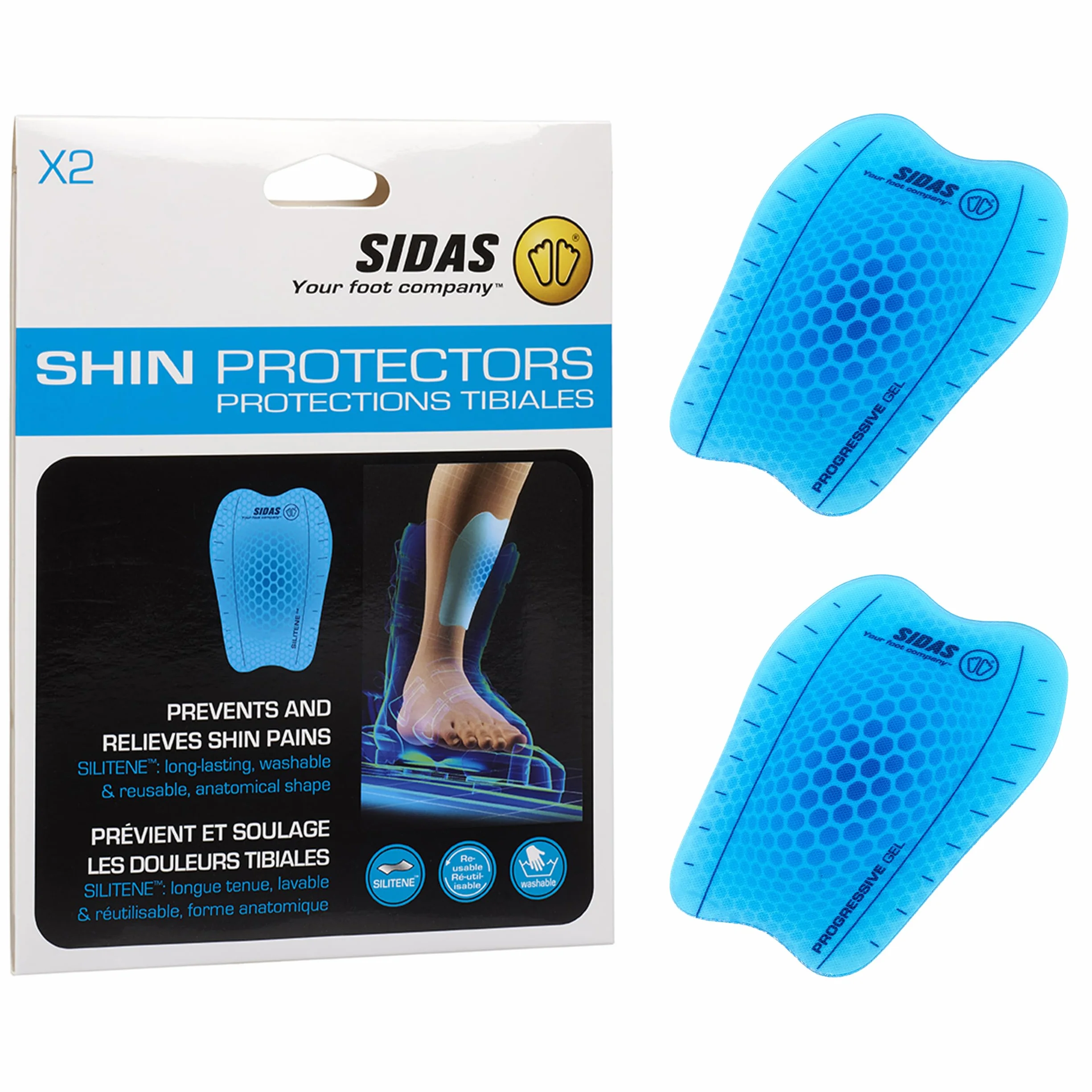 Sidas Shin Protectors X2 – Protección tibiales
